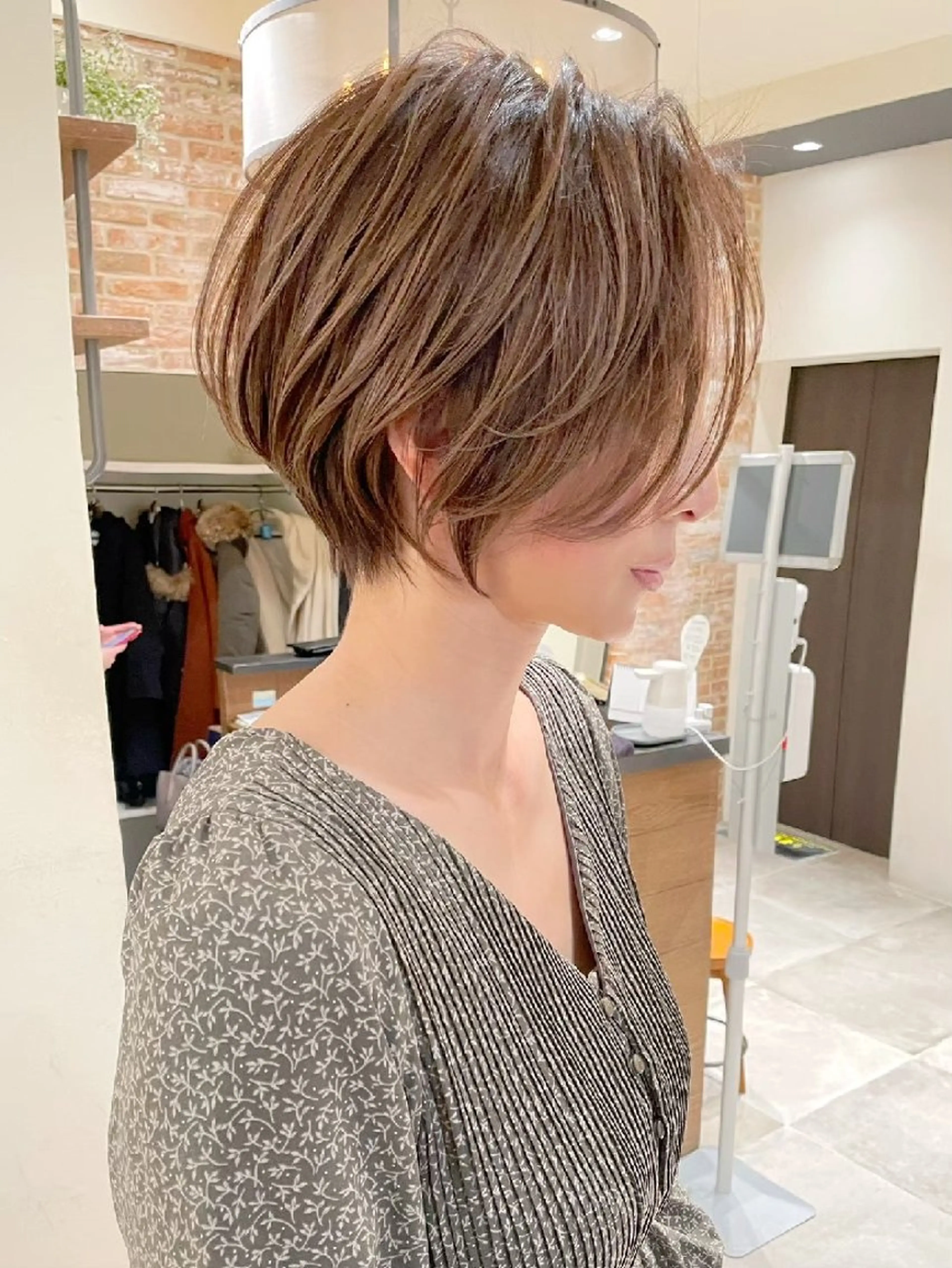 ショート 天神/ショートヘア 特化/モモのヘアスタイル