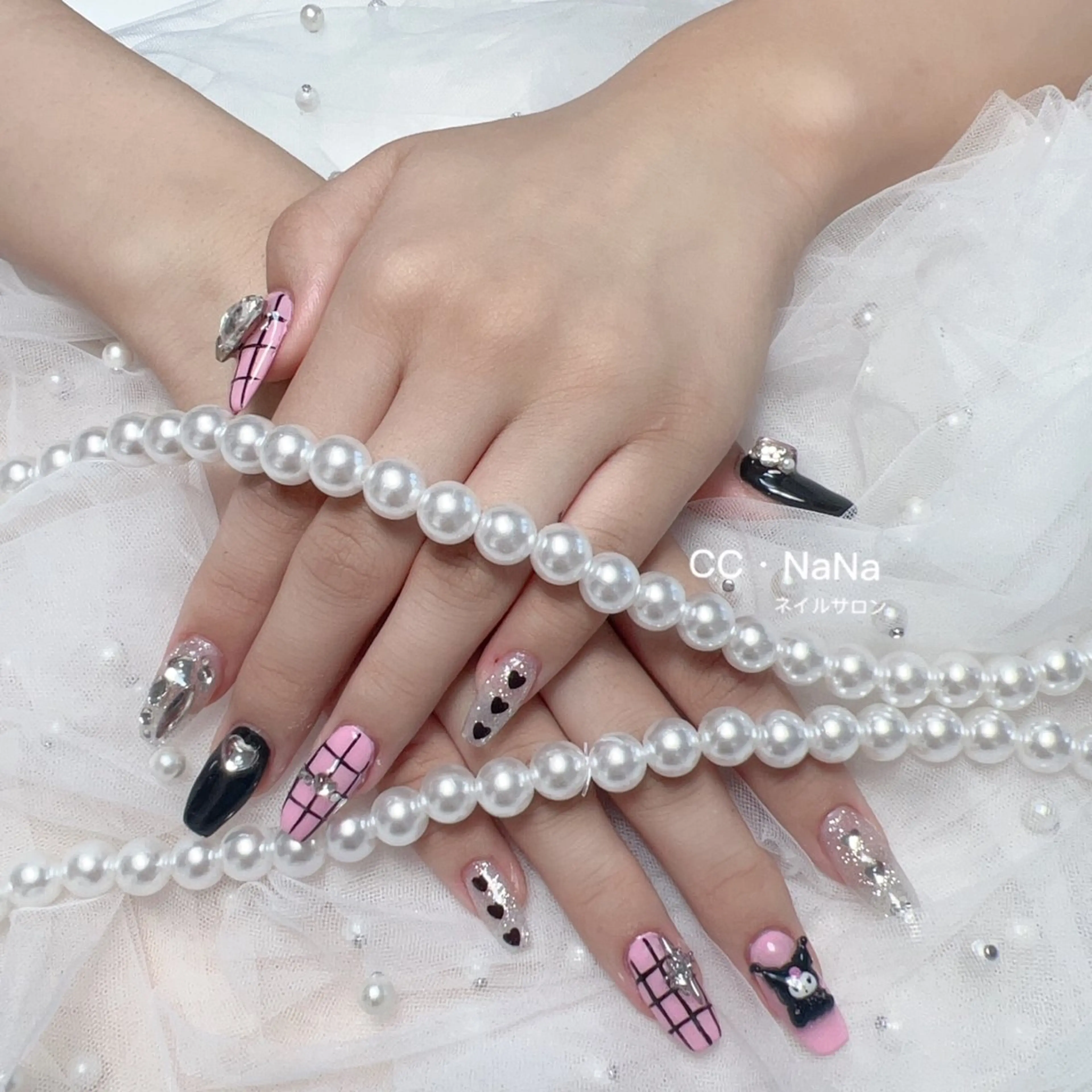 ネイル ハンドネイル 桃井　香り パラジェル取扱店🦋のネイルデザイン