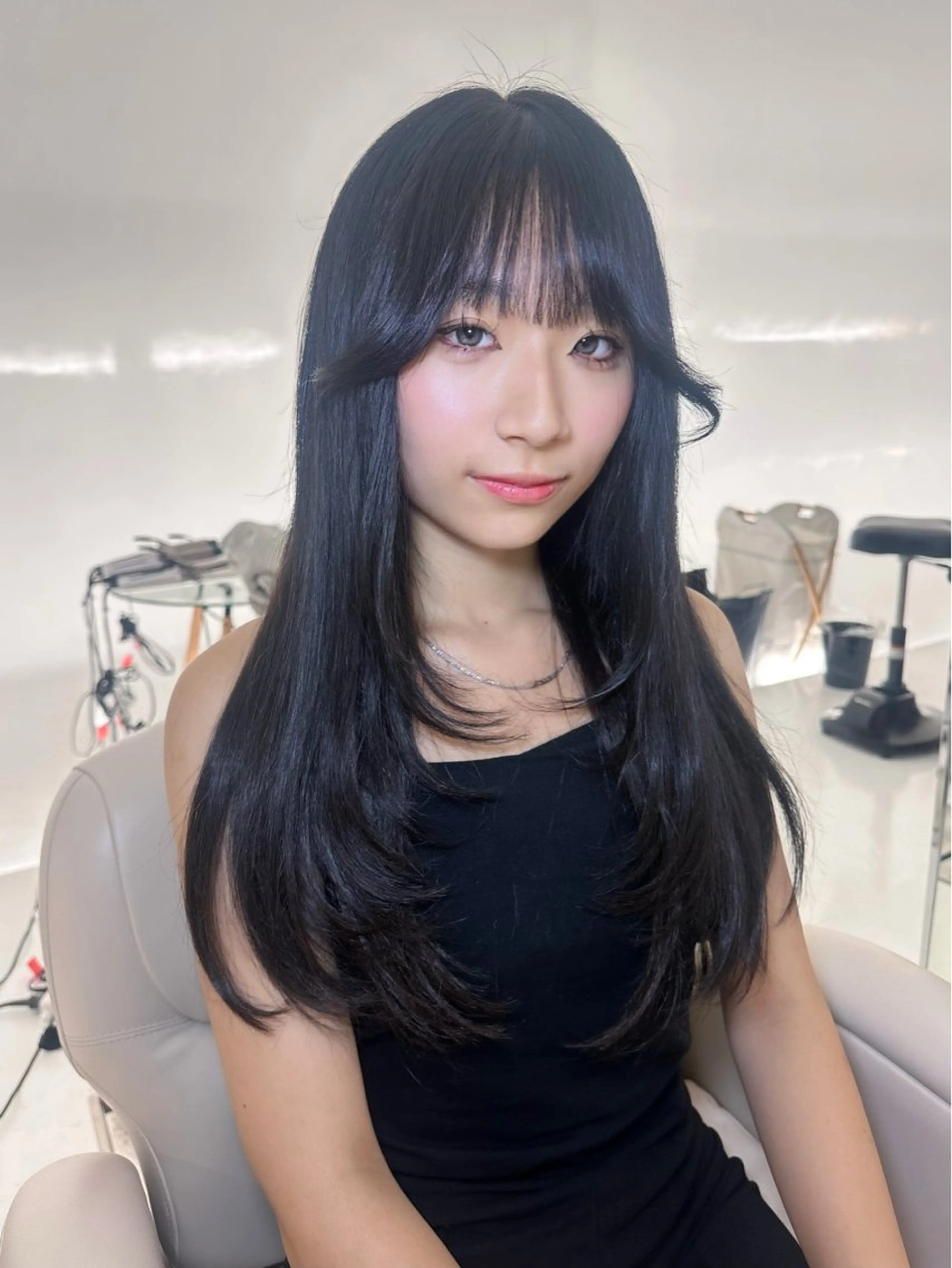 ロング カット RiA/レイヤーカッ ト/ハッシュカットのヘアスタイル