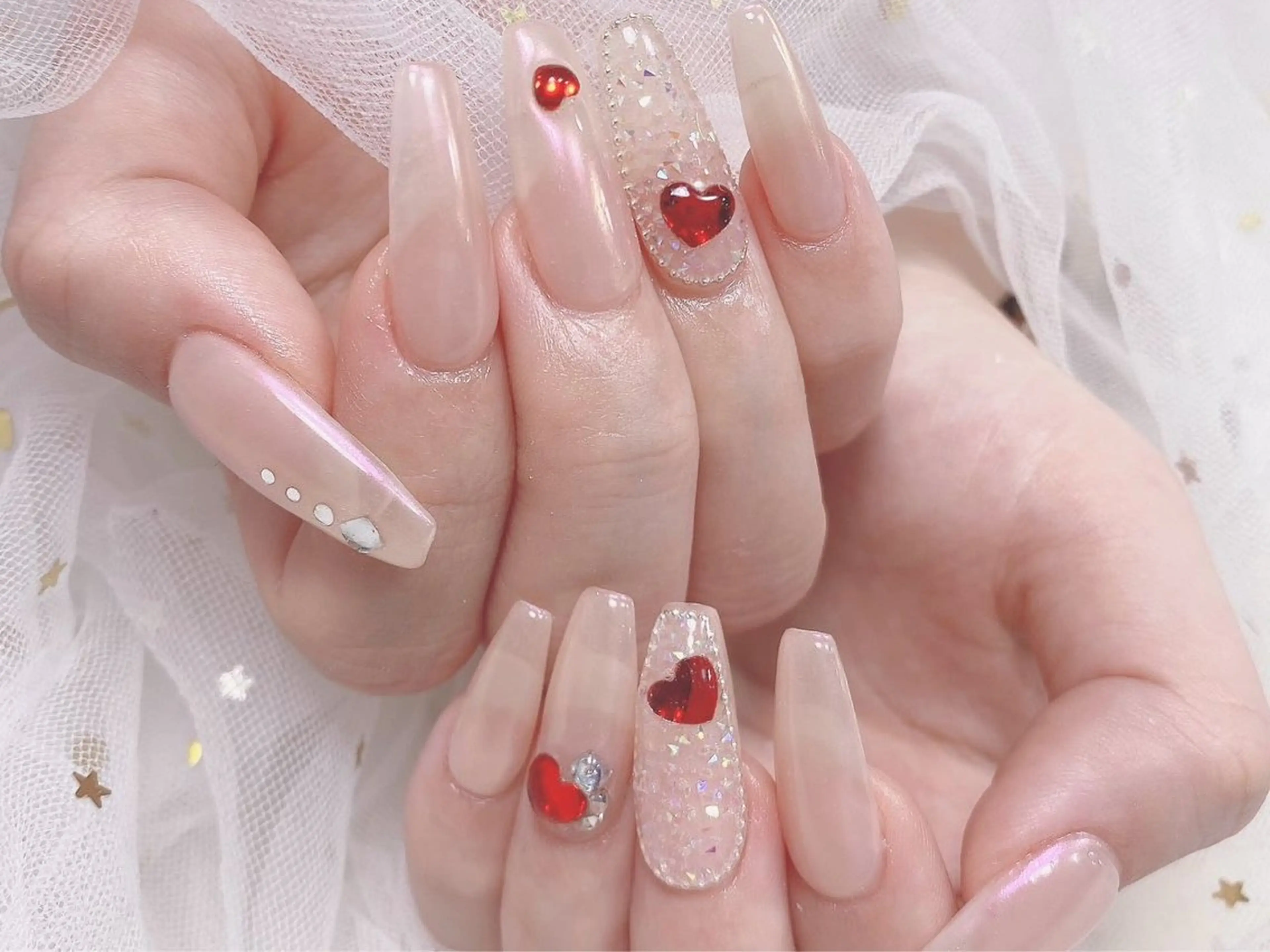 ネイル バレンタイン ジョリ kasumi🌹💅のネイルデザイン