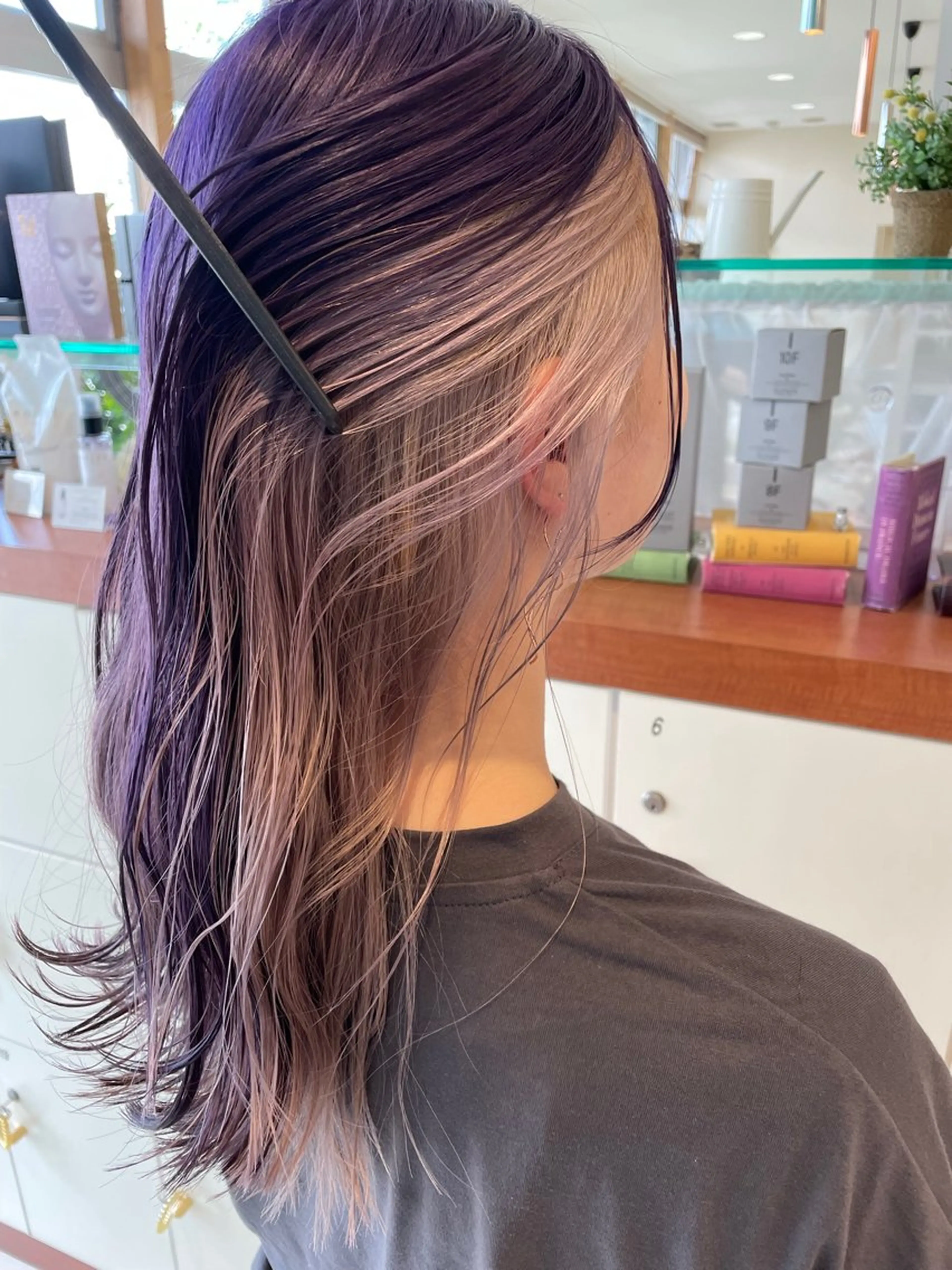 ロング カット ヘアカラー トリートメント 日置 大智のヘアスタイル