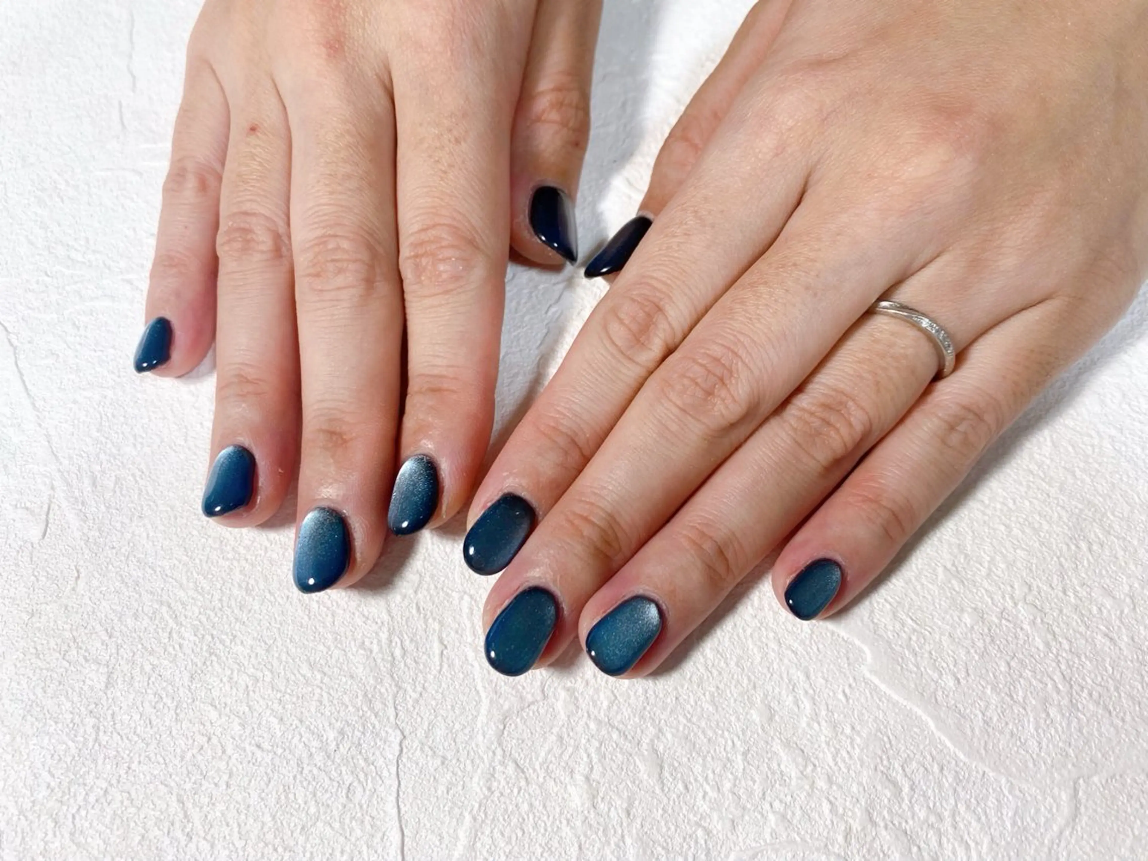 ネイル オーロラネイル フットネイル フレンチネイル ジェルネイル 韓国ネイル ハンドネイル kiki nail たまプラーザのネイルデザイン