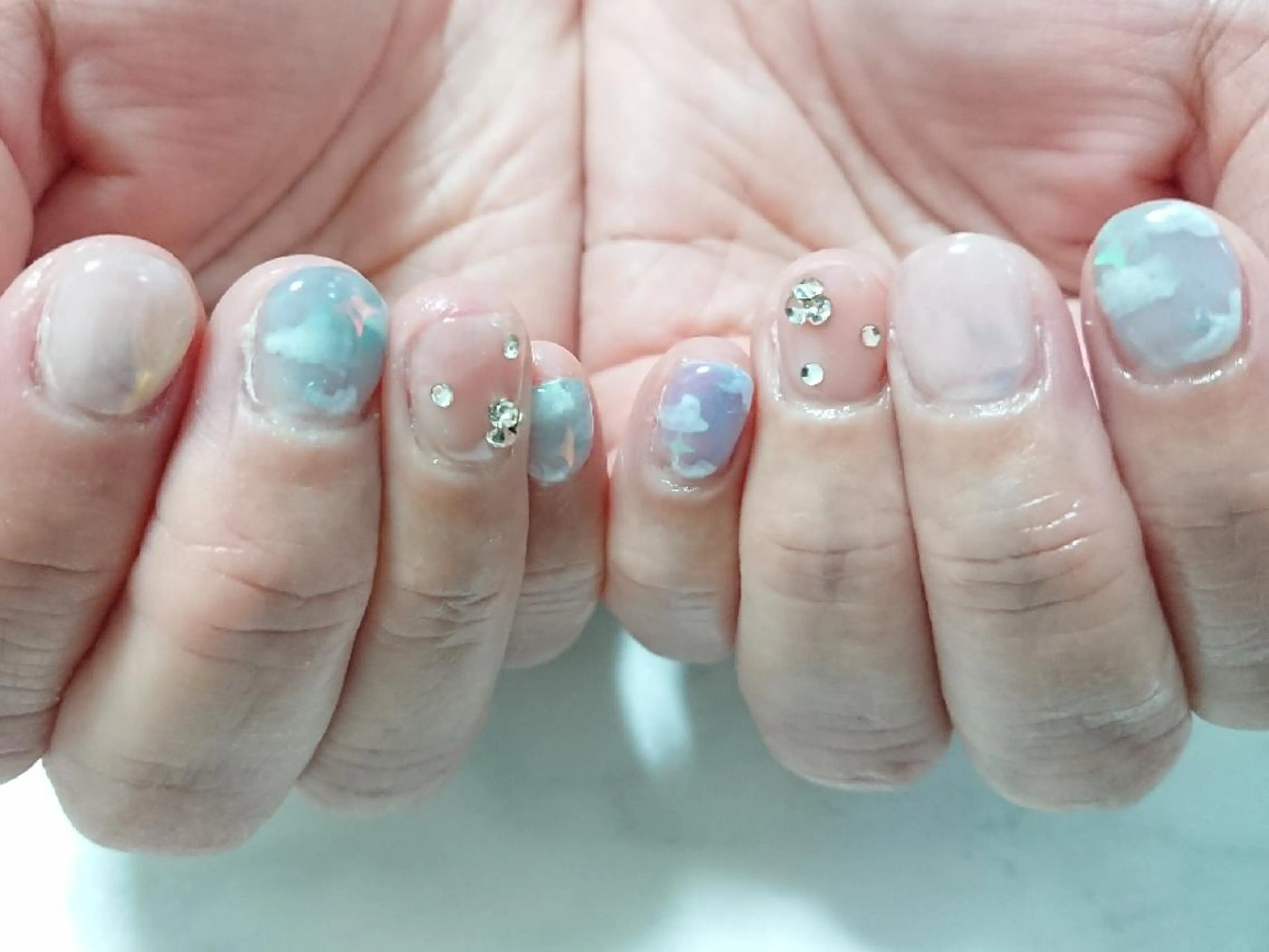 ネイル ハンドネイル shellnail さなえのネイルデザイン