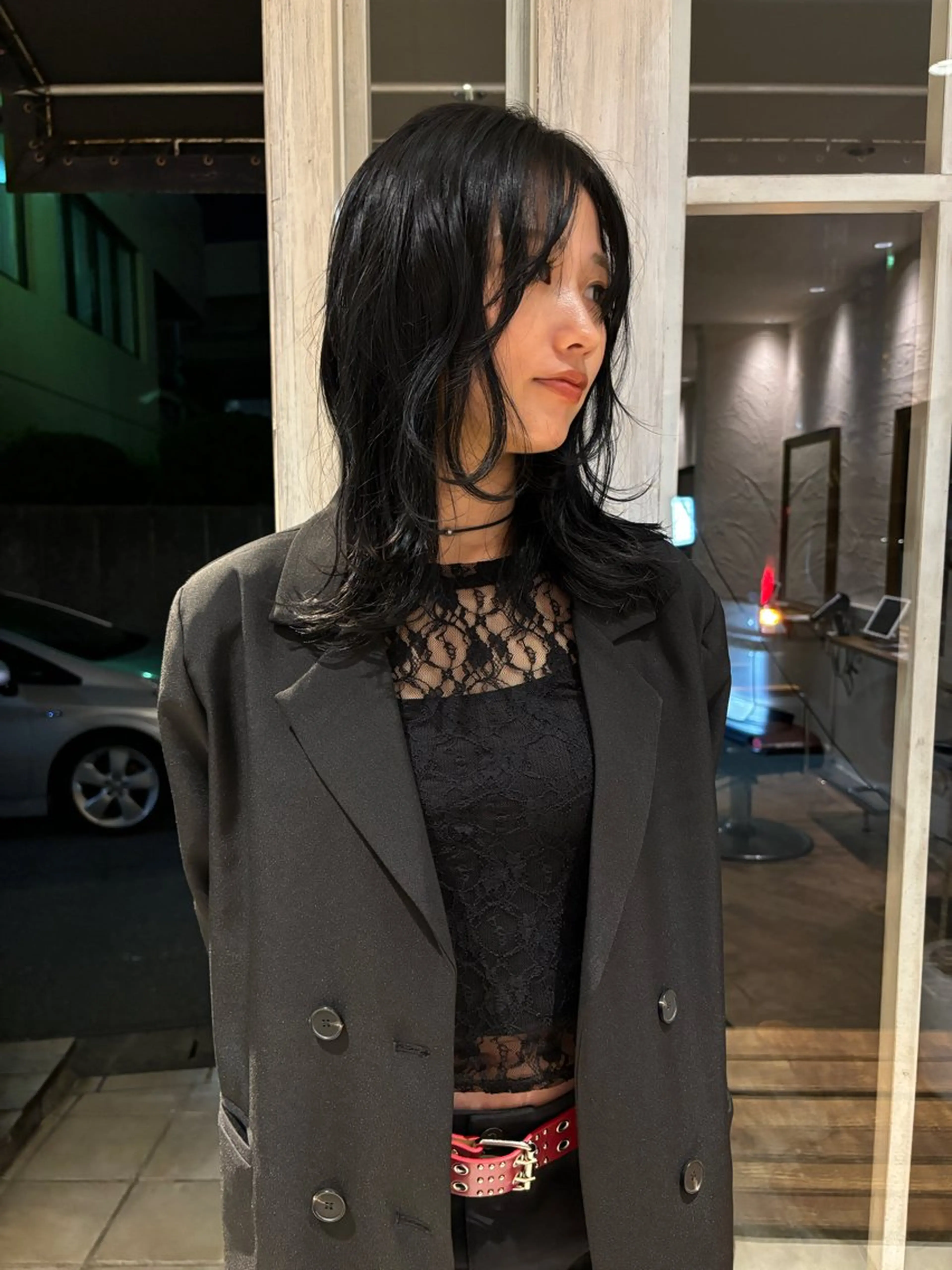 セミロング saya/似合わせ /透明感カラーのヘアスタイル