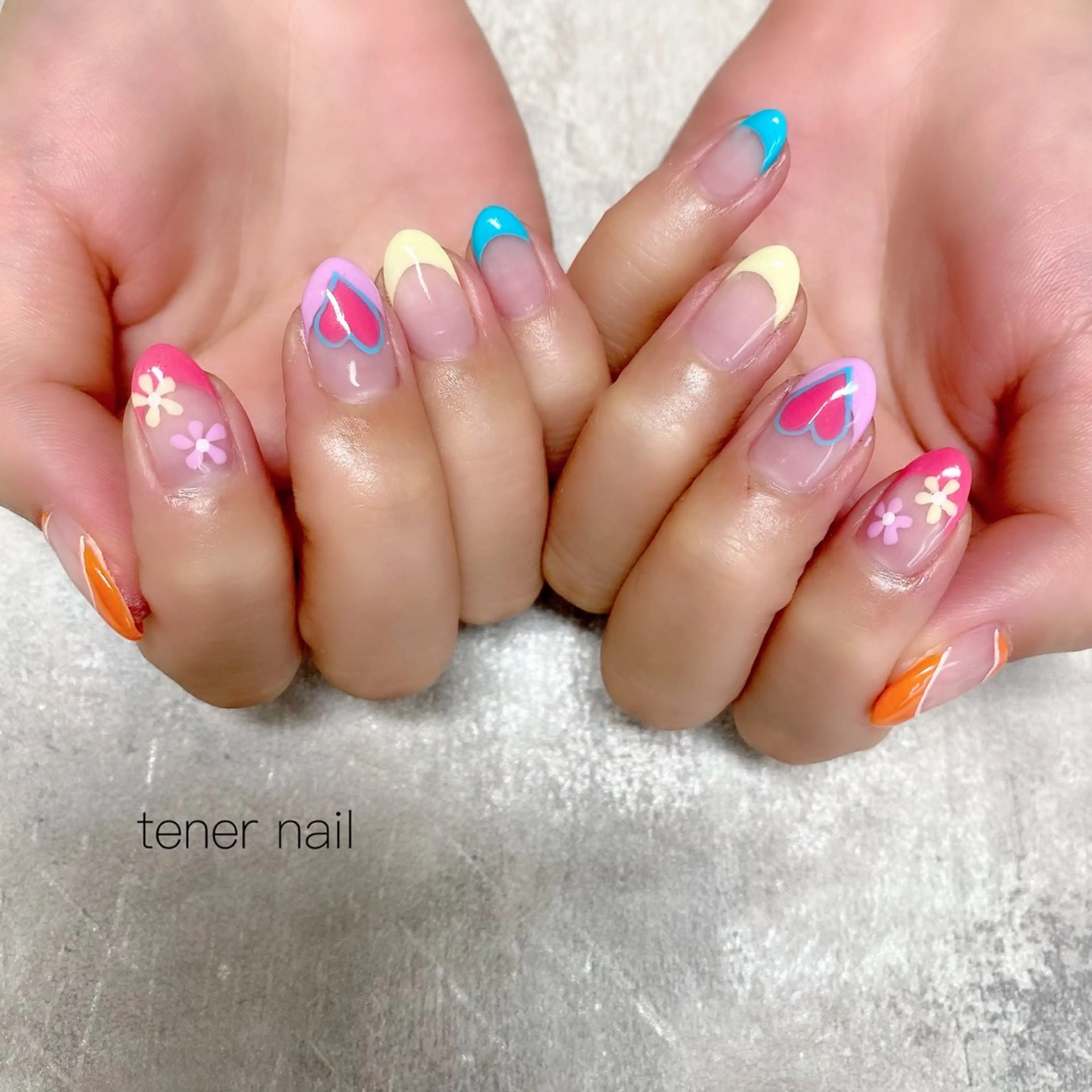 ネイル 夏ネイル テネルネイル tener nailのネイルデザイン