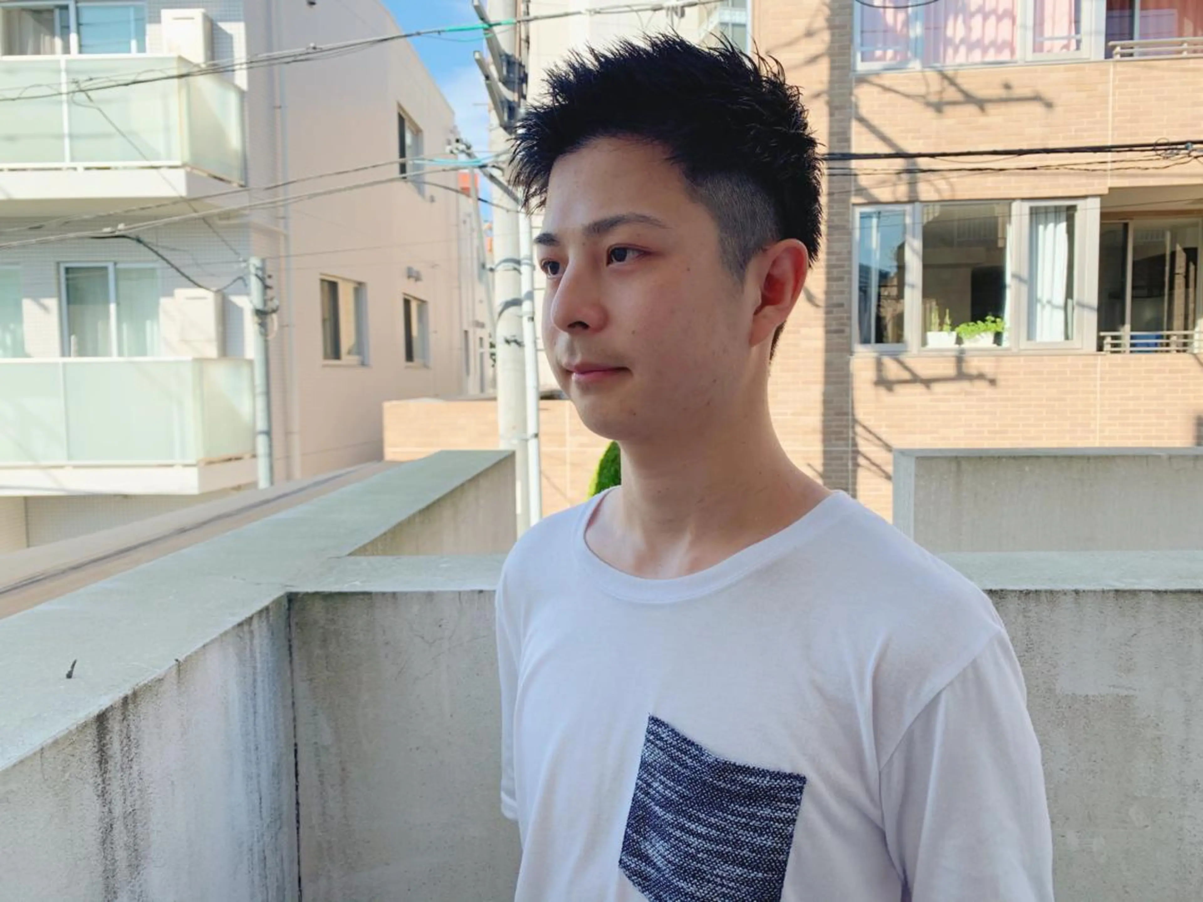 ショート メンズ カット タカハシ ハヤトのヘアスタイル