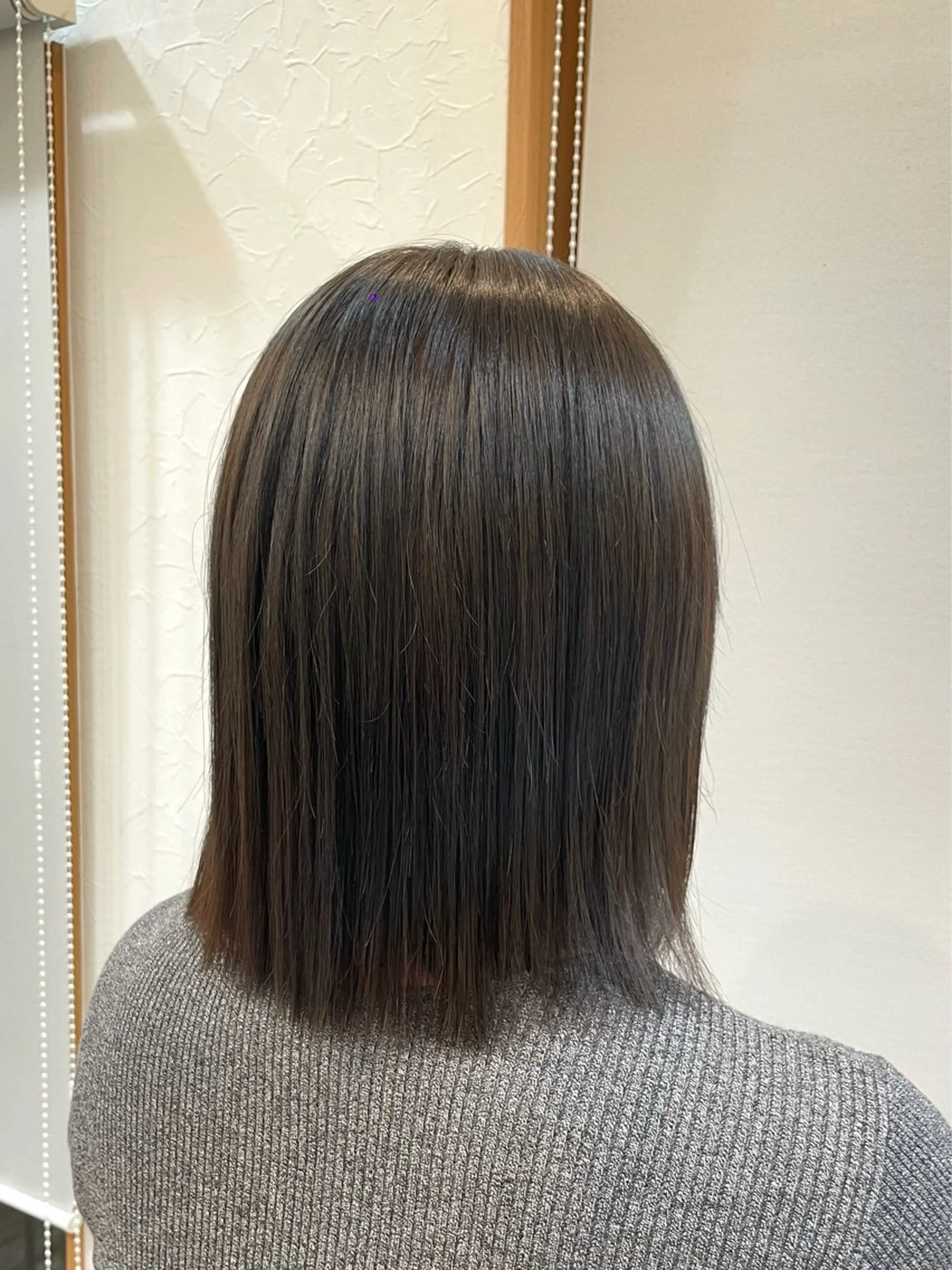 カラー ネイビーカラー オレンジ ヘアカラー 千葉 美咲のヘアスタイル