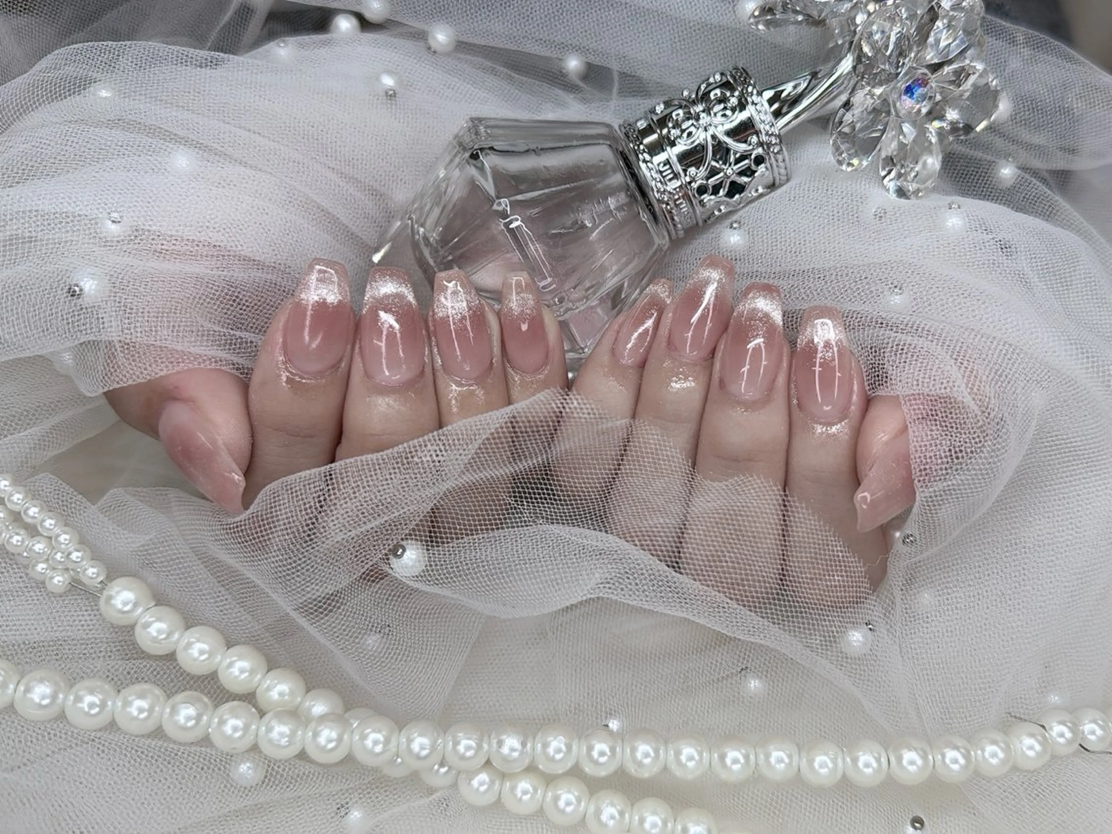 jr.nailist🌟ご新規様オフ無料🌟人気No.2チークネイル➕先端マグネットの写真