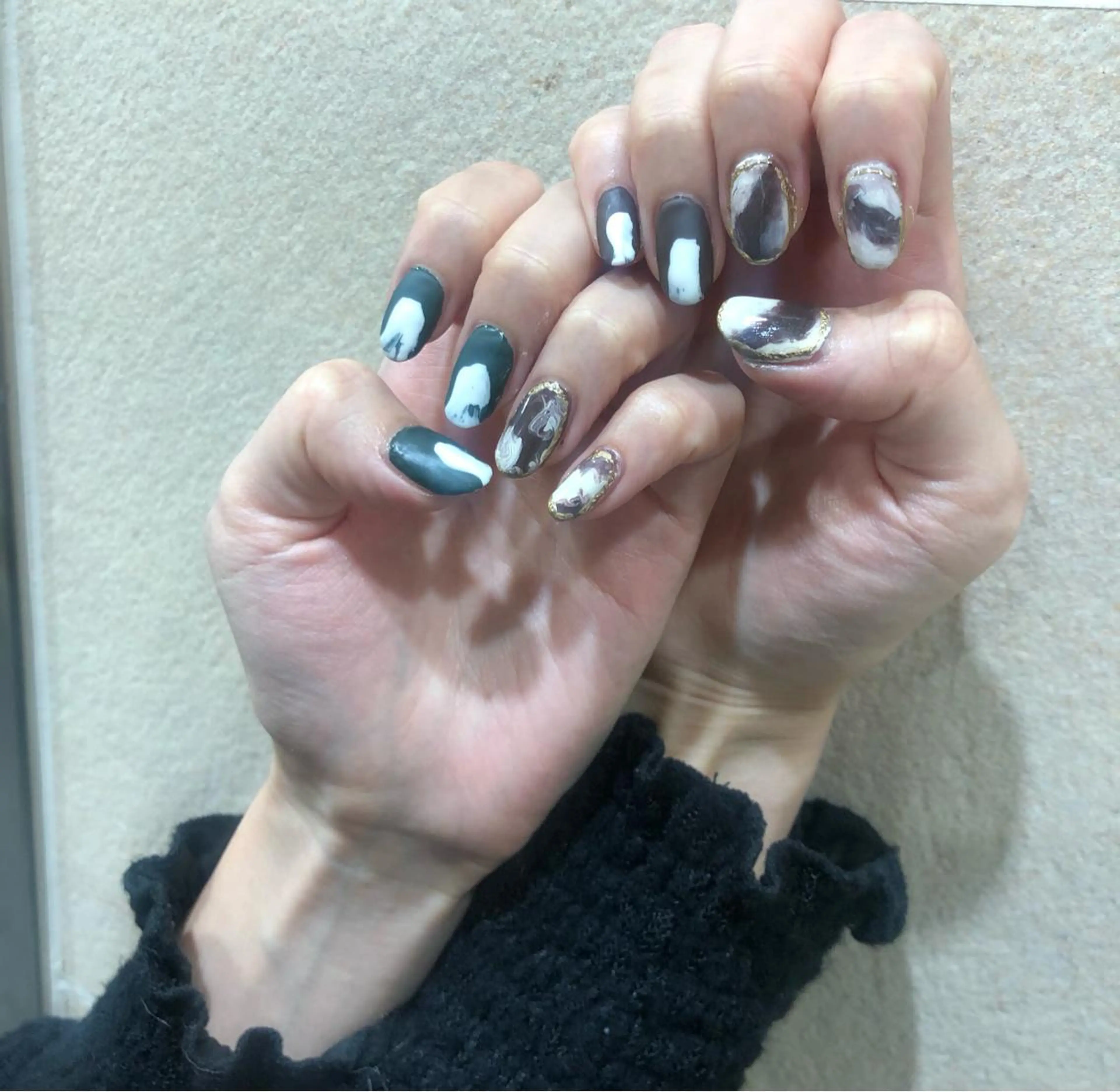 カラー ネイル マツエク・マツパ マットネイル チャンモリパーマ/韓 国/Minami🦋のヘアスタイル