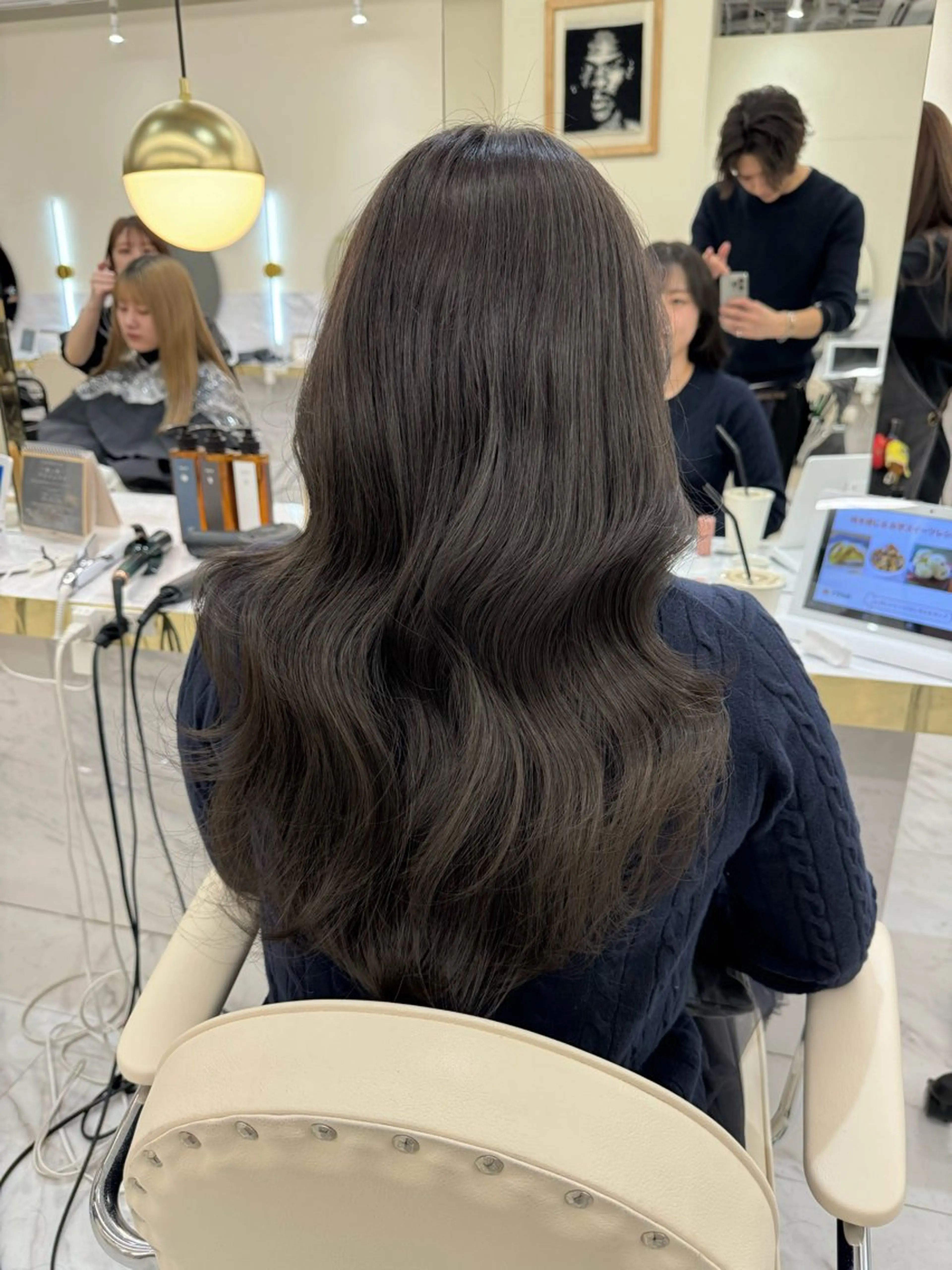 ロング カラー ヘアアレンジ 透明感カラー オリーブカラー 髪質改善 カット ヘアカラー トリートメント 髪質改善特化 🫧松野力也のヘアスタイル