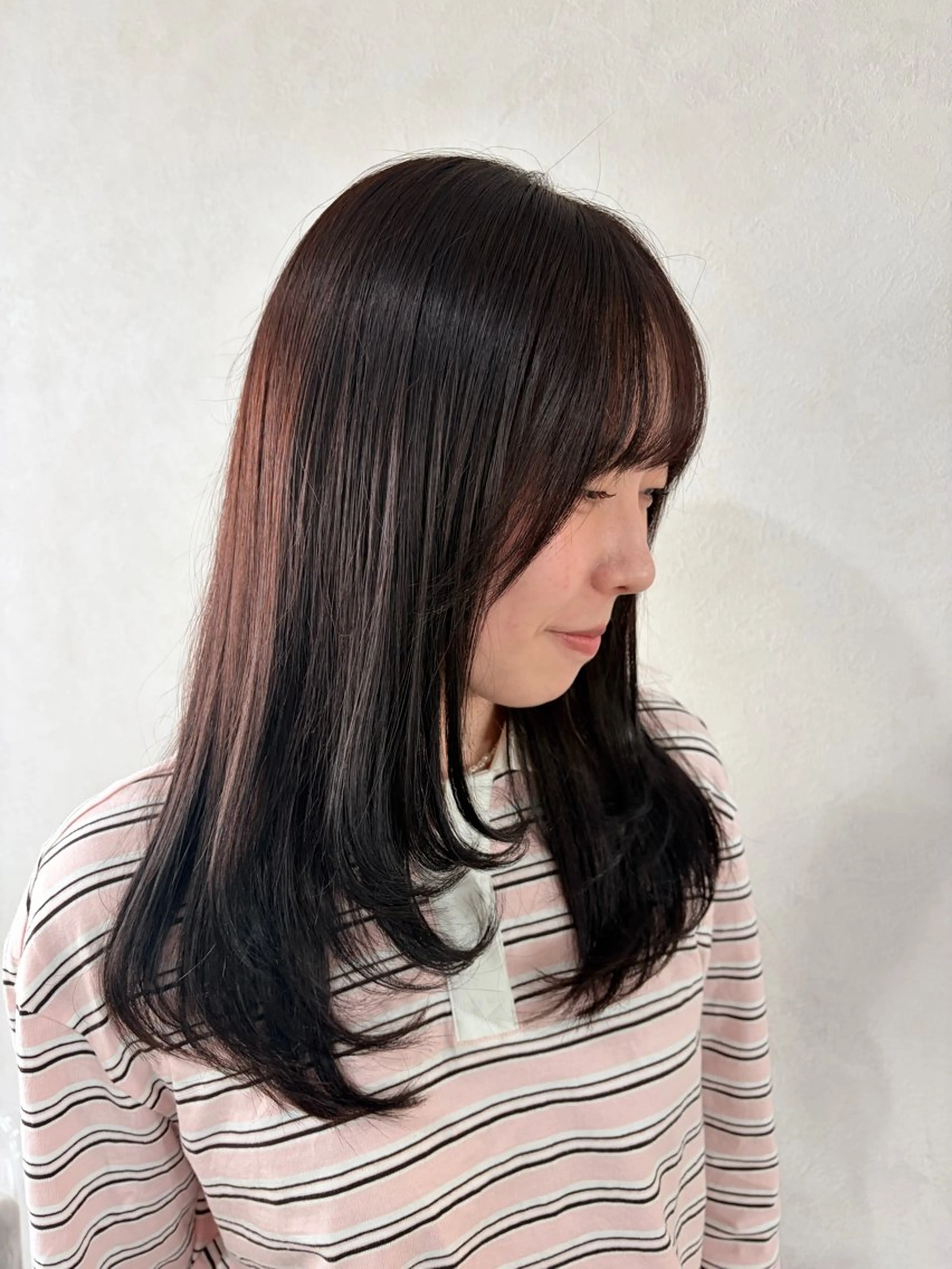 セミロング カラー カット ヘアカラー 🌼似合わせカラー / Misaki🌼のヘアスタイル