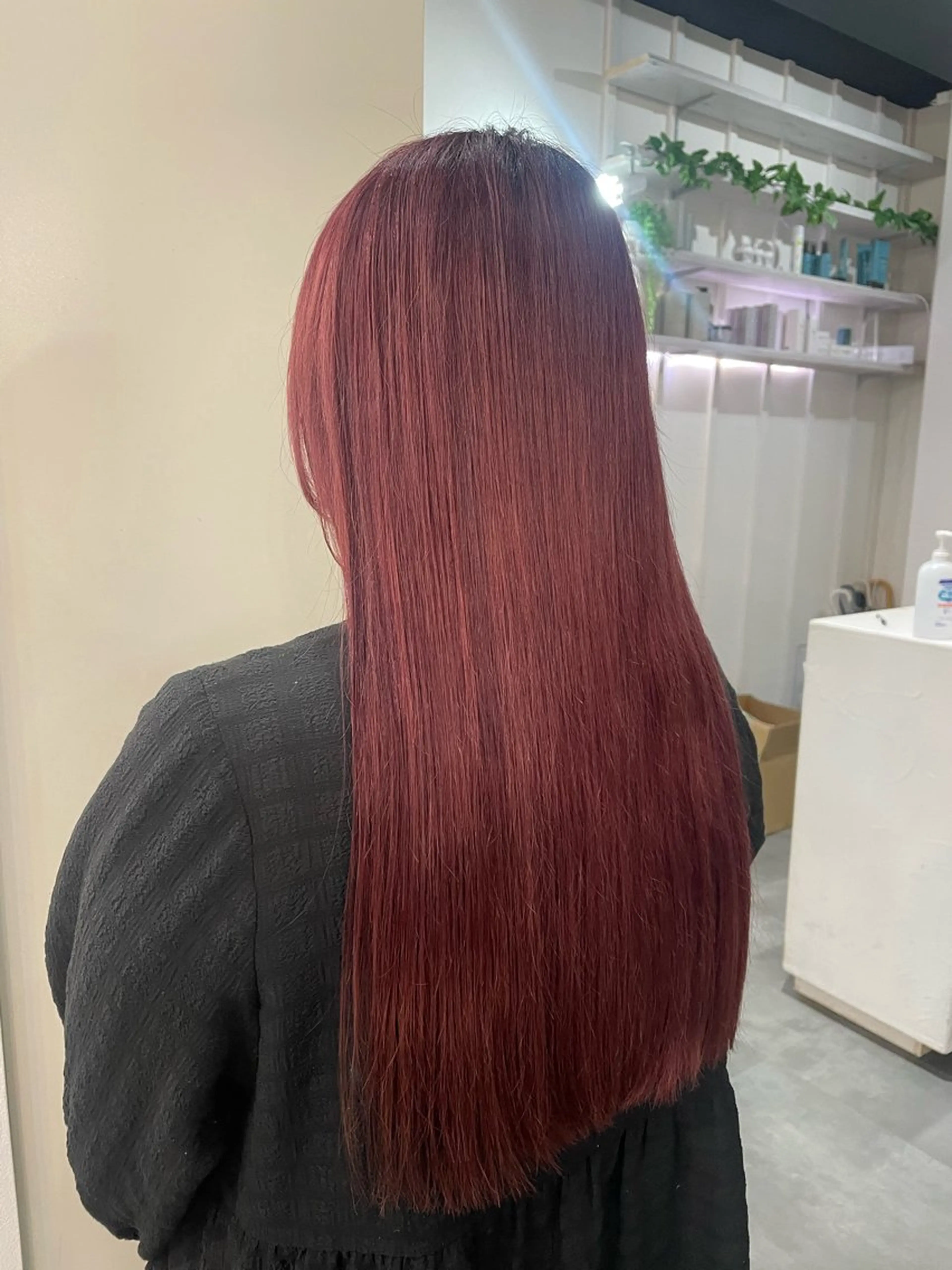 ロング カラー ブリーチ カシス 似合わせスタイル🪮 🌿まなべさとみ🌿のヘアスタイル