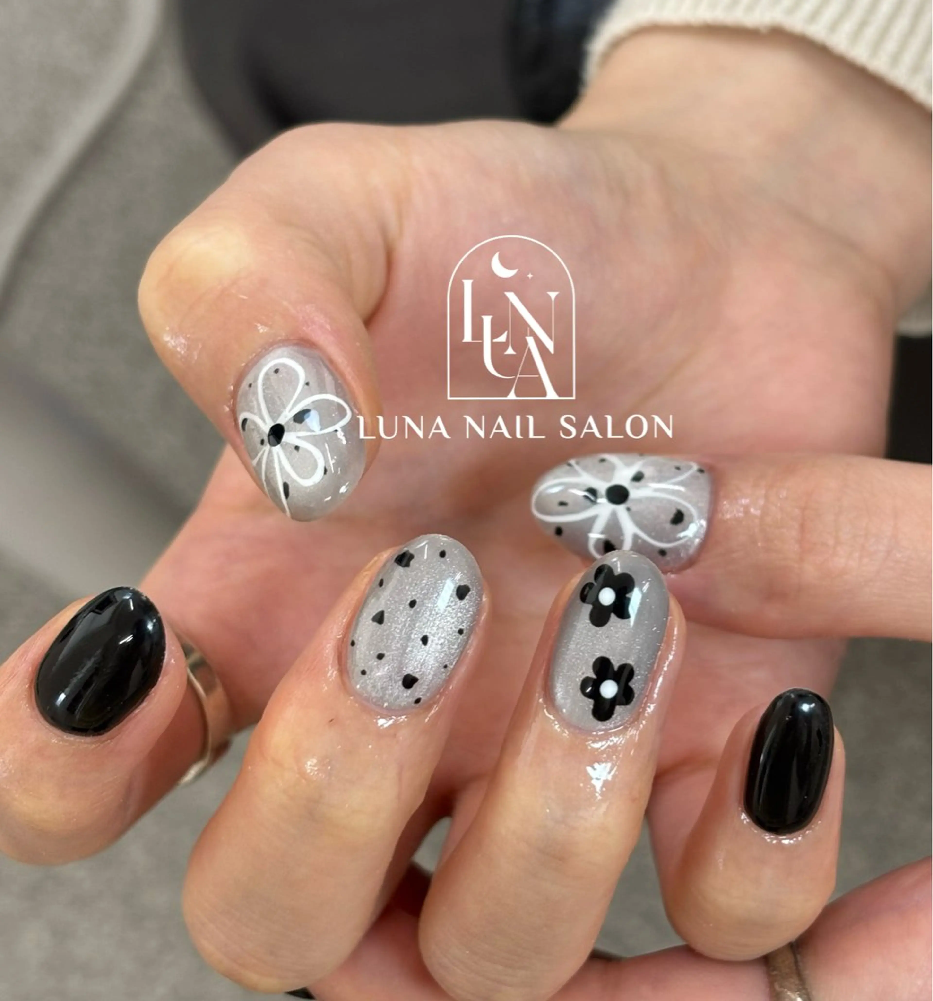 ネイル アートネイル フレンチネイル ジェルネイル ガラスフレンチ 韓国ネイル Kozeni NAIL SALONのネイルデザイン