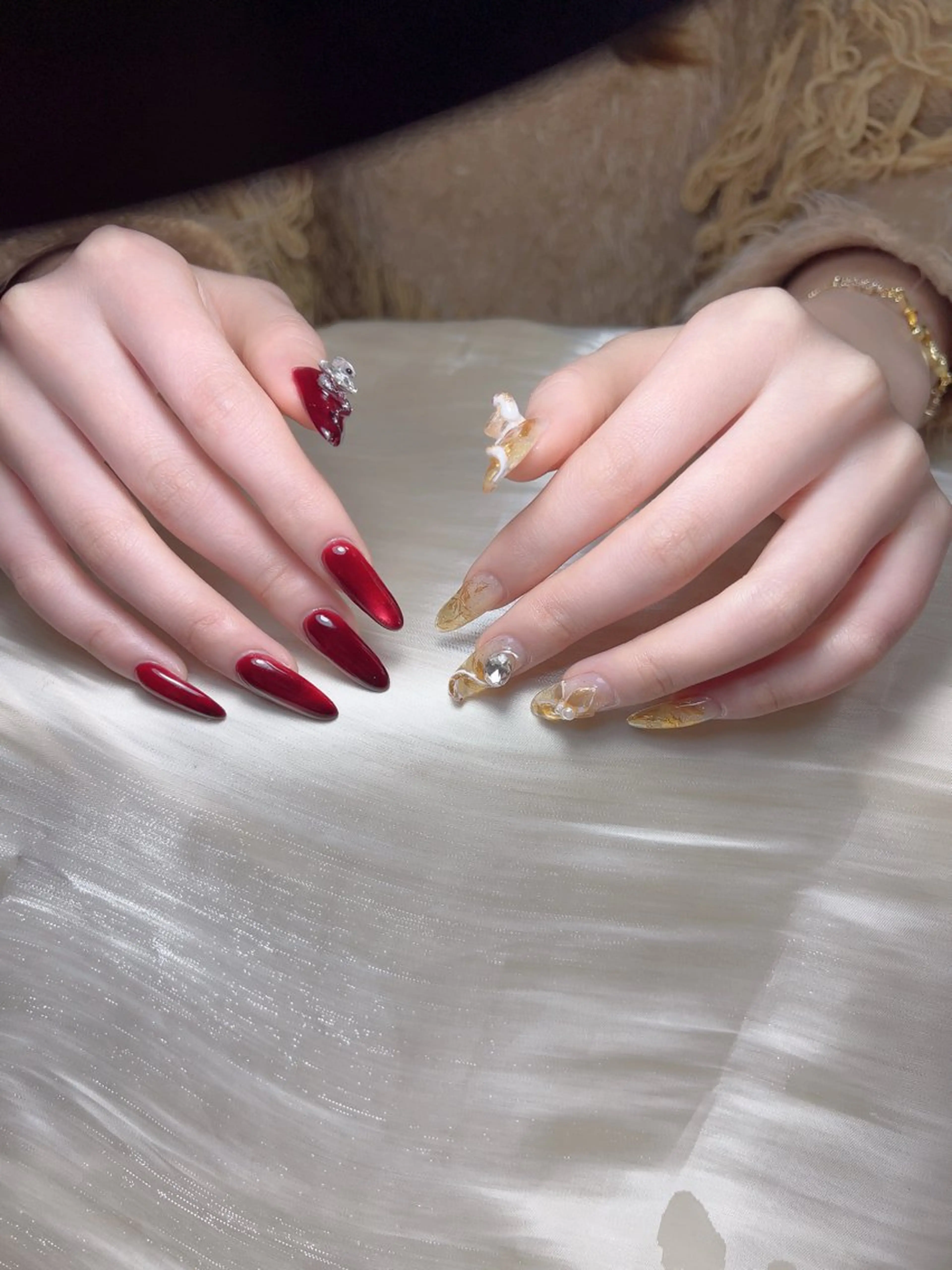 ネイル ハンドネイル ハンドケア 🎀Pink ピンク🎀のネイルデザイン