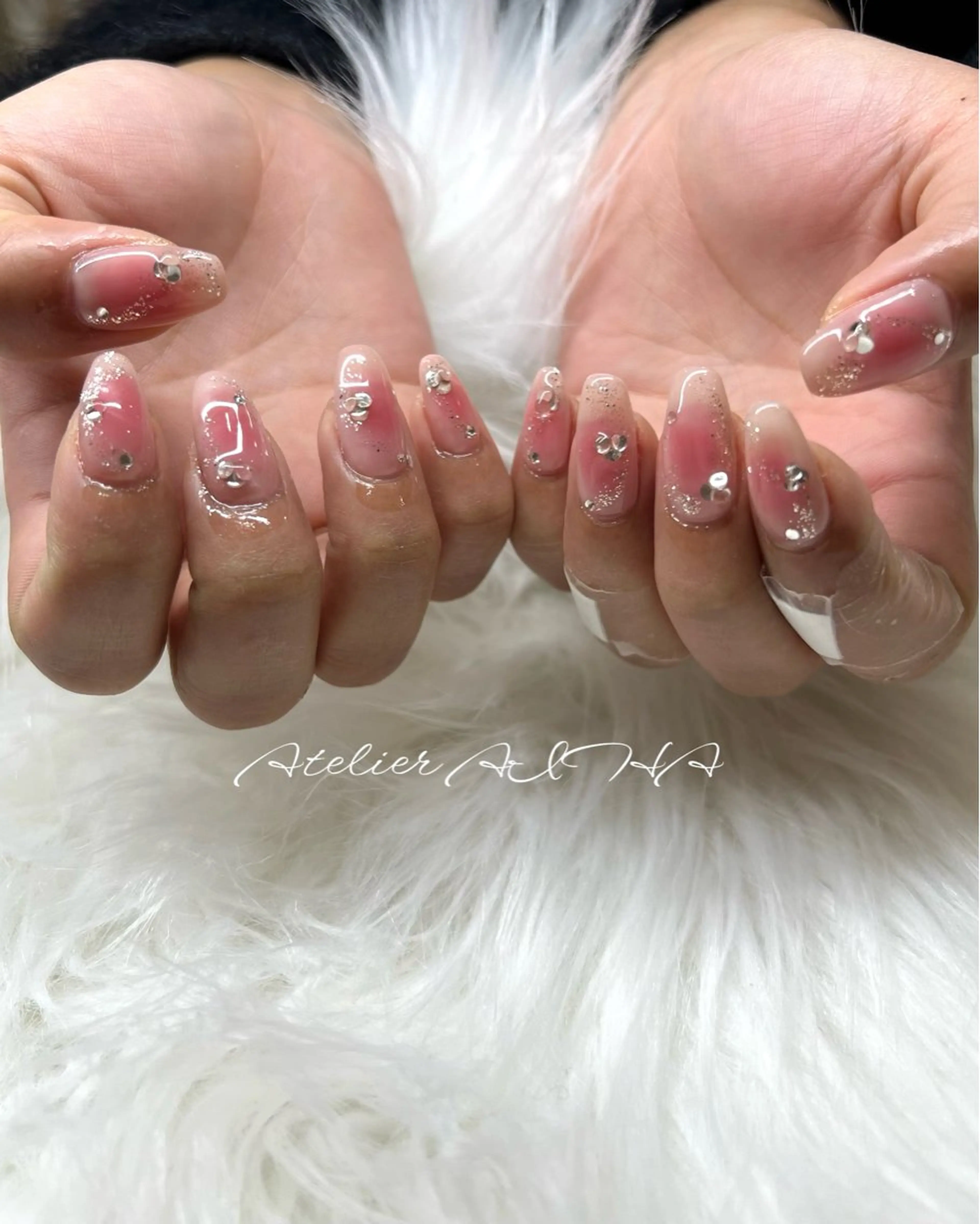 セミロング ハンドネイル アトリエAIHA所属・アトリエAIHA★ フィルイン推奨サロンのネイルデザイン