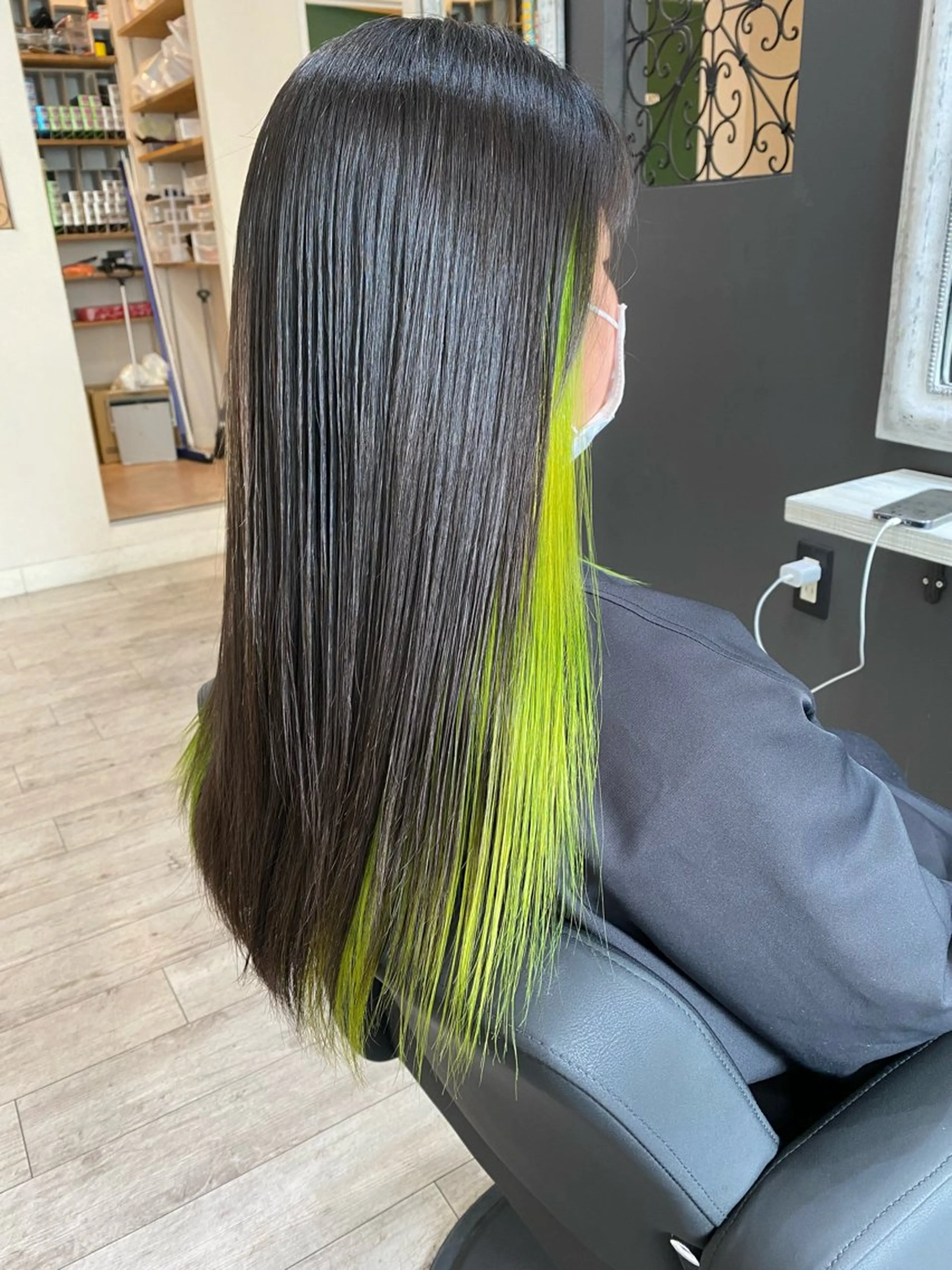 ロング カラー インナーカラー ヘアカラー APPEL hair ／岡山のヘアスタイル