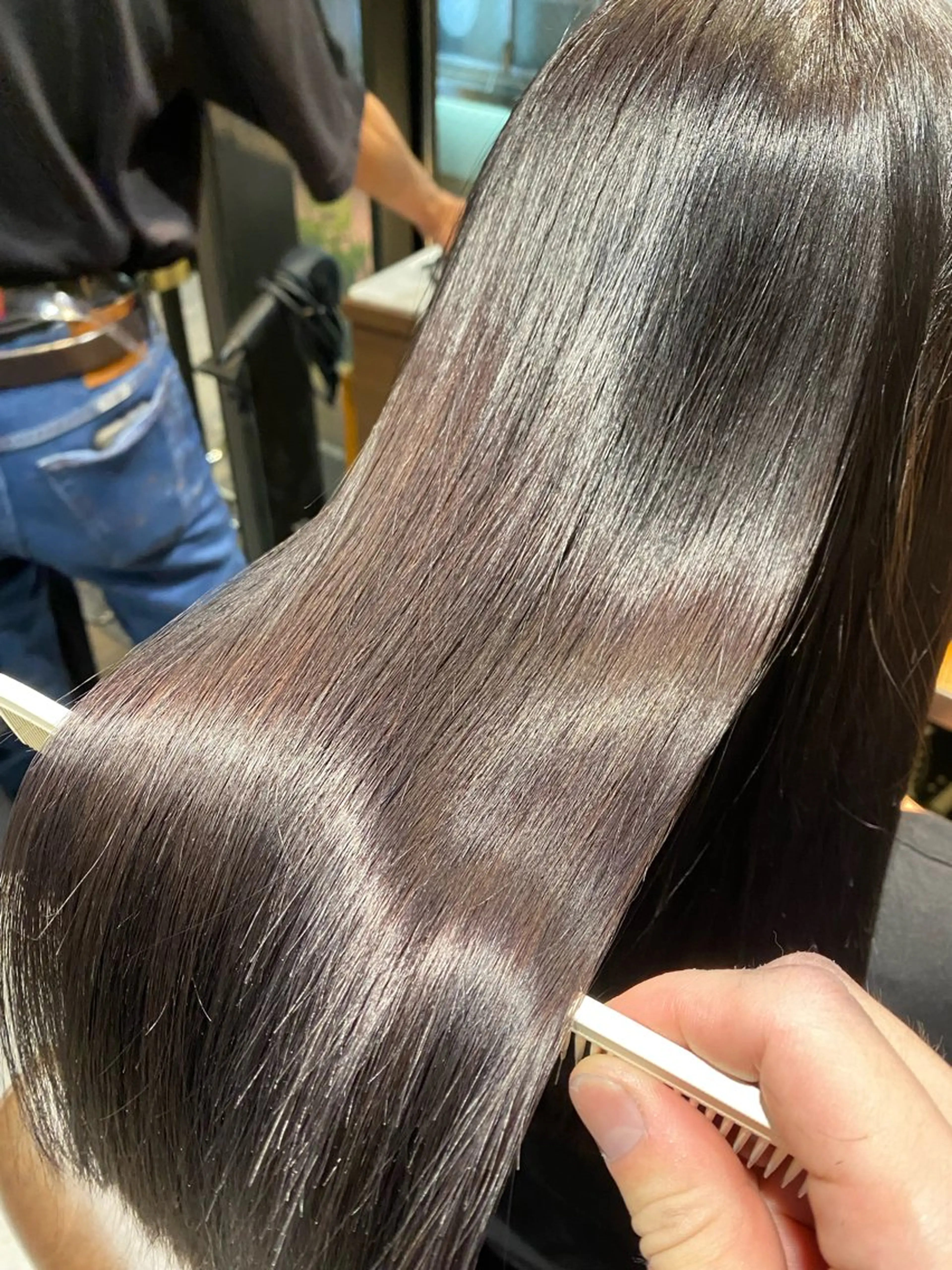 ロング トリートメント 韓国ヘア/ハイトーン /髪質改善/ウチダのヘアスタイル