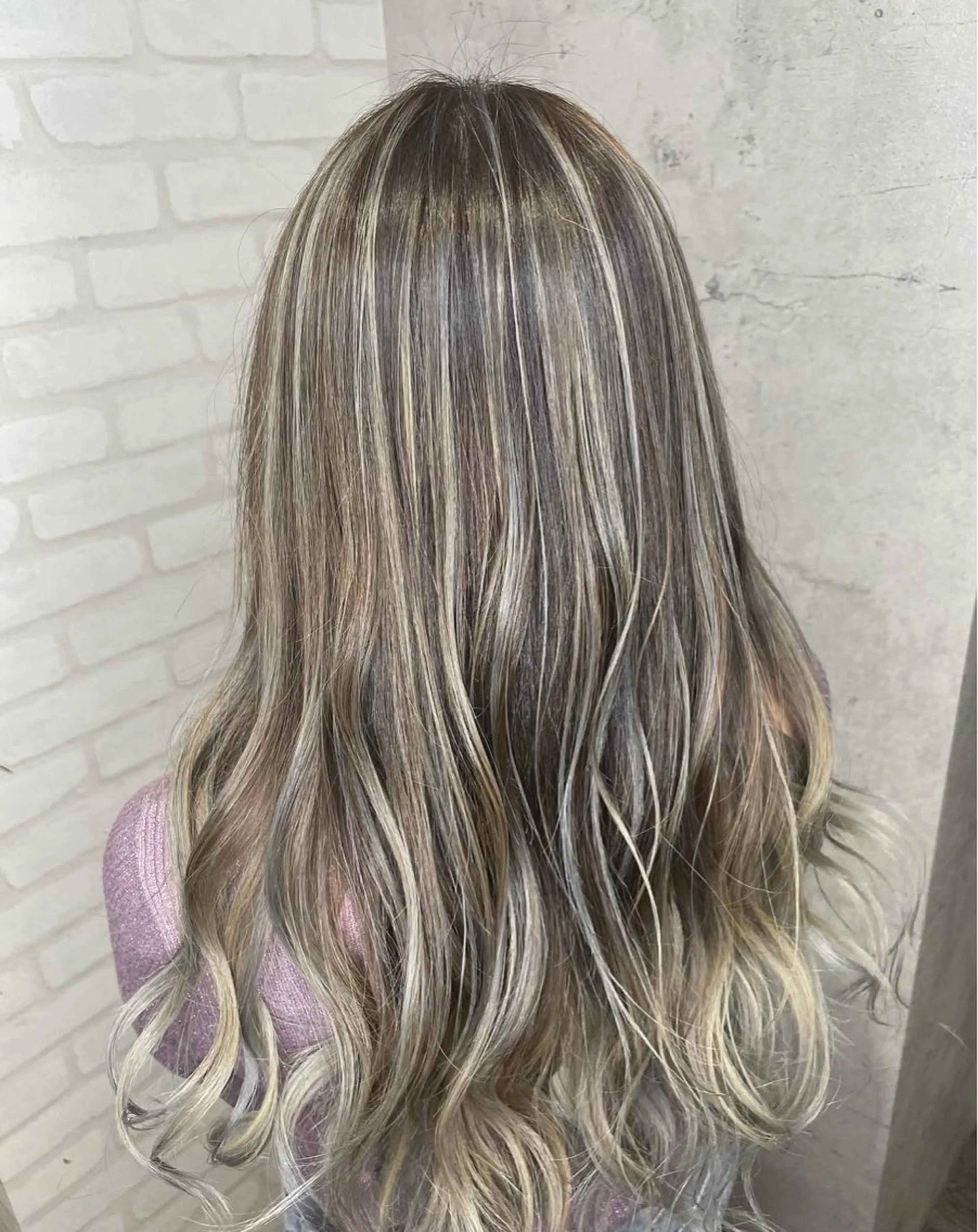 ロング カラー ヘアアレンジ ハイライトカラー ハイライト ヘアカラー トリートメント ヘアセット トップスタイリスト Shoyaのヘアスタイル