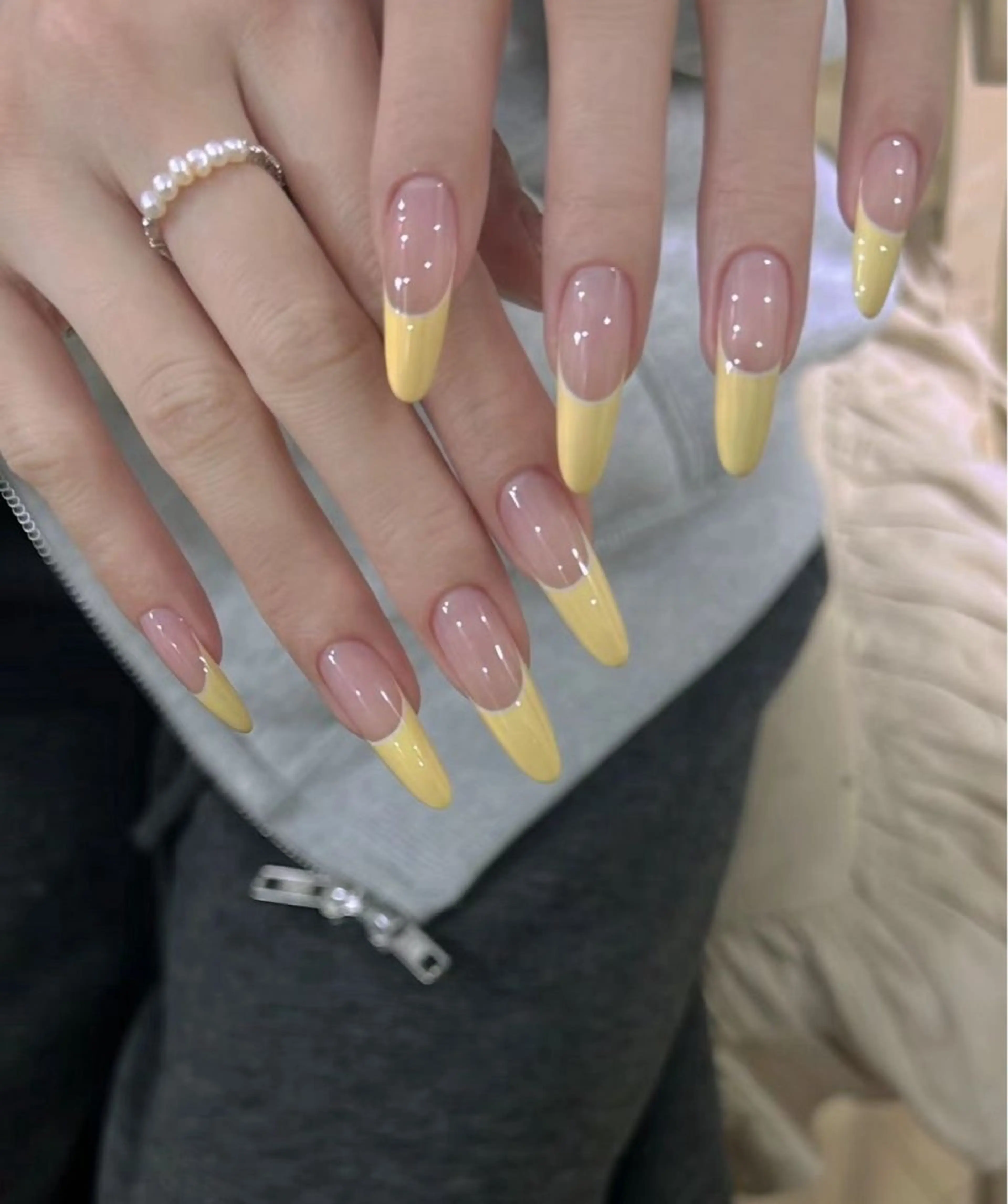 カラー 透明感カラー グラデーションカラー ハンドネイル AIN Nailのネイルデザイン