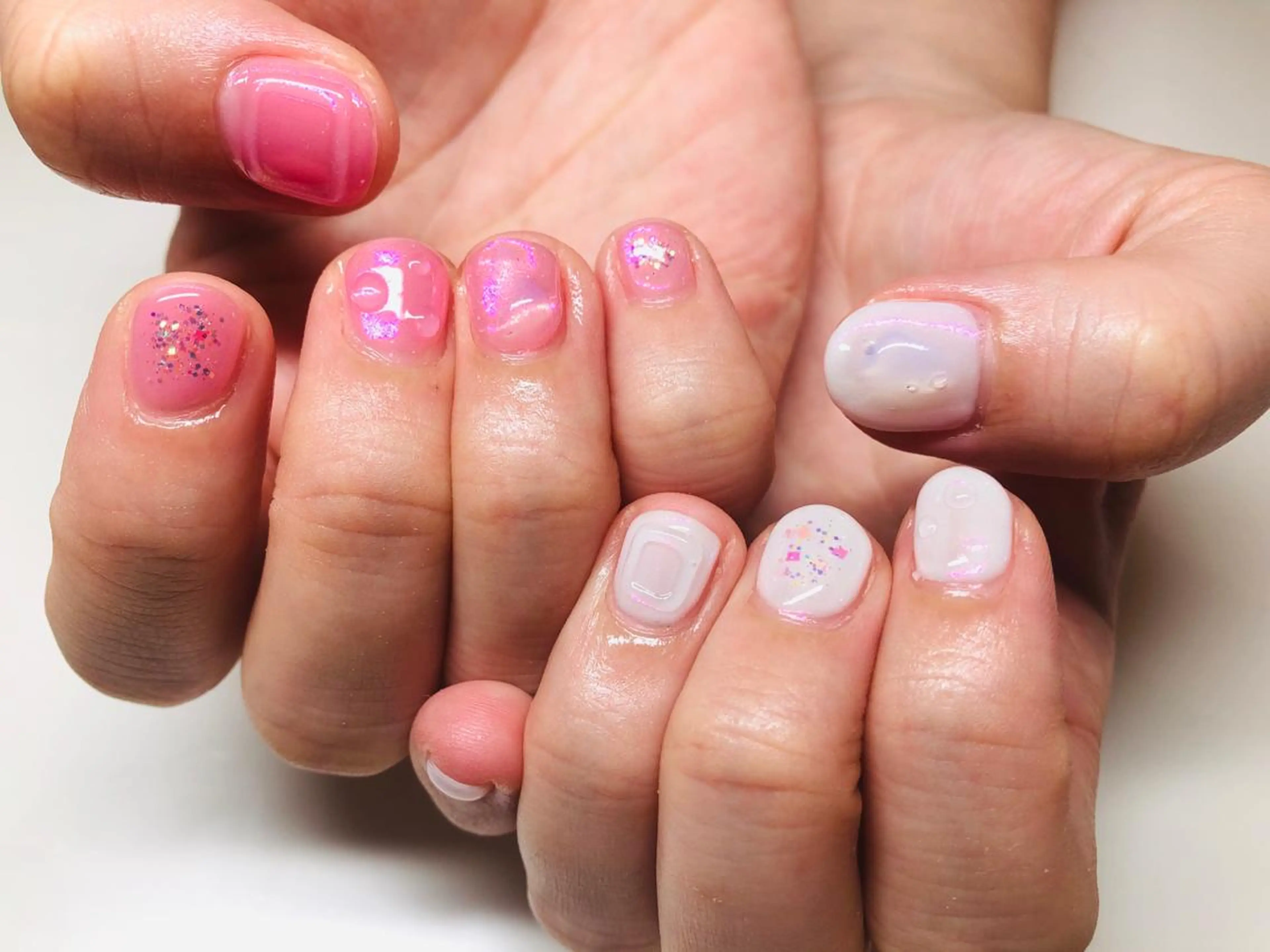 ネイル 持ち込み いちじゅう あおいのネイルデザイン