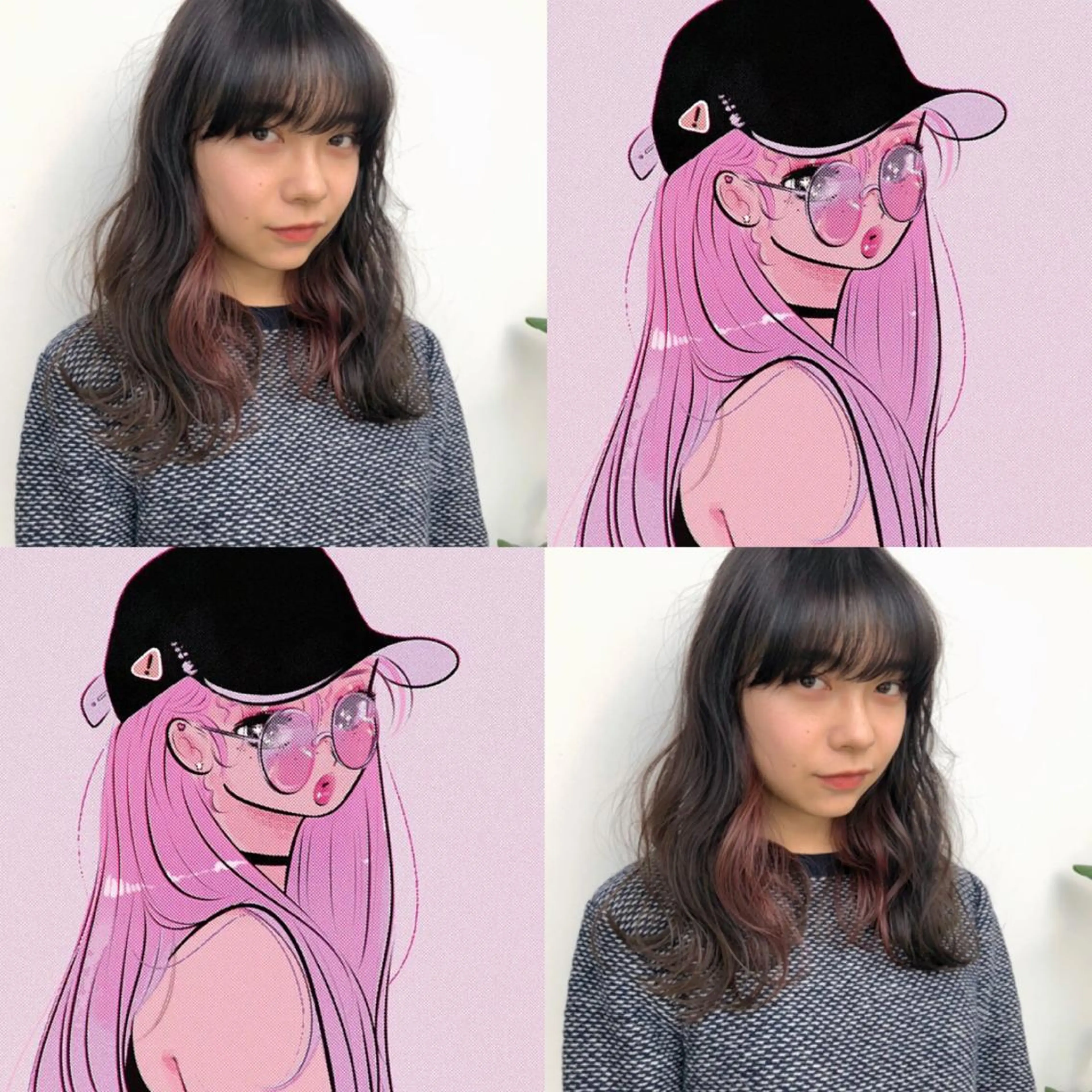 ミディアム 天神レイヤーカット No.1💖マユカのヘアスタイル