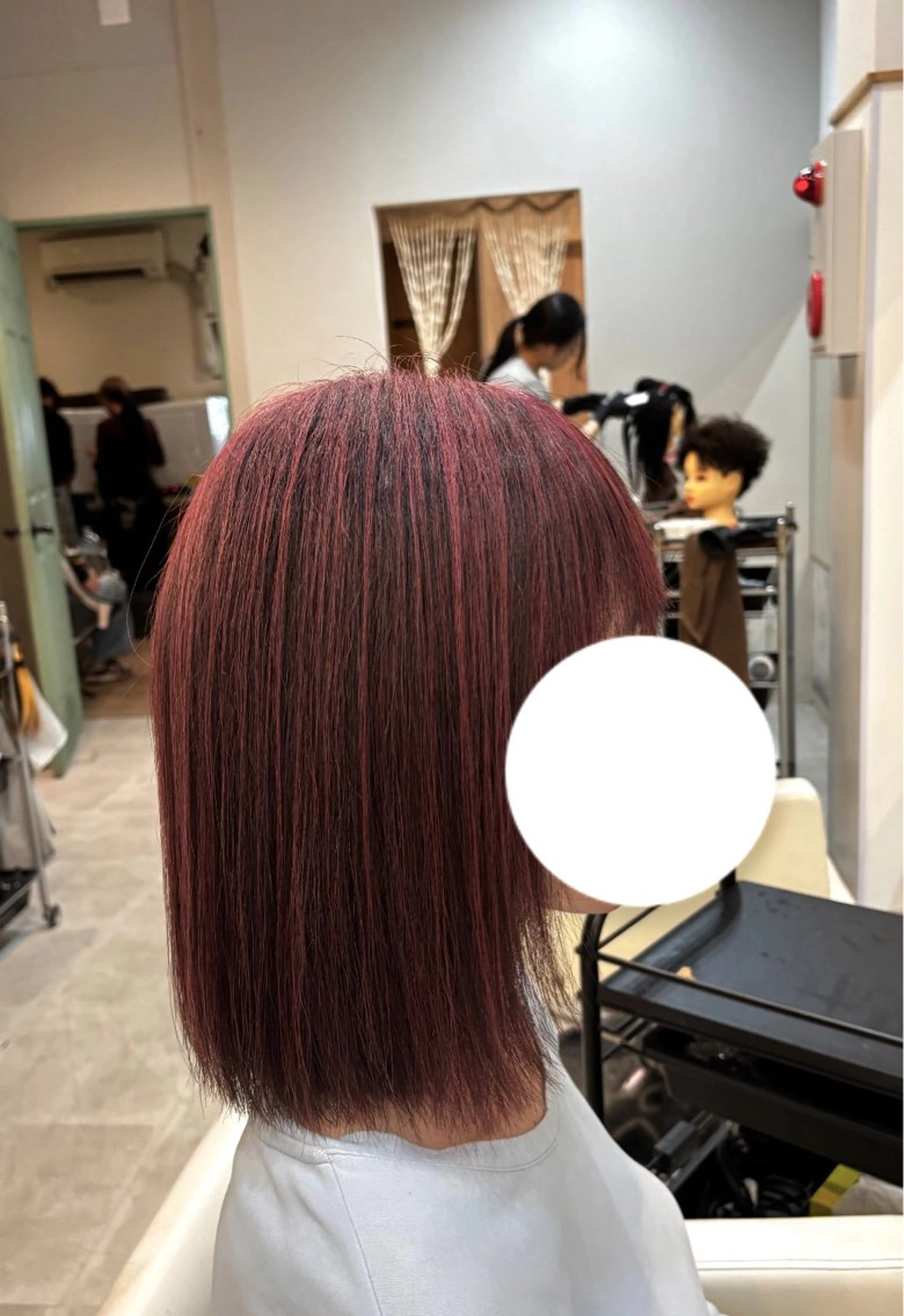 ミディアム ハイライト ヘアカラー あすか/ 松本/モデル募集中のヘアスタイル