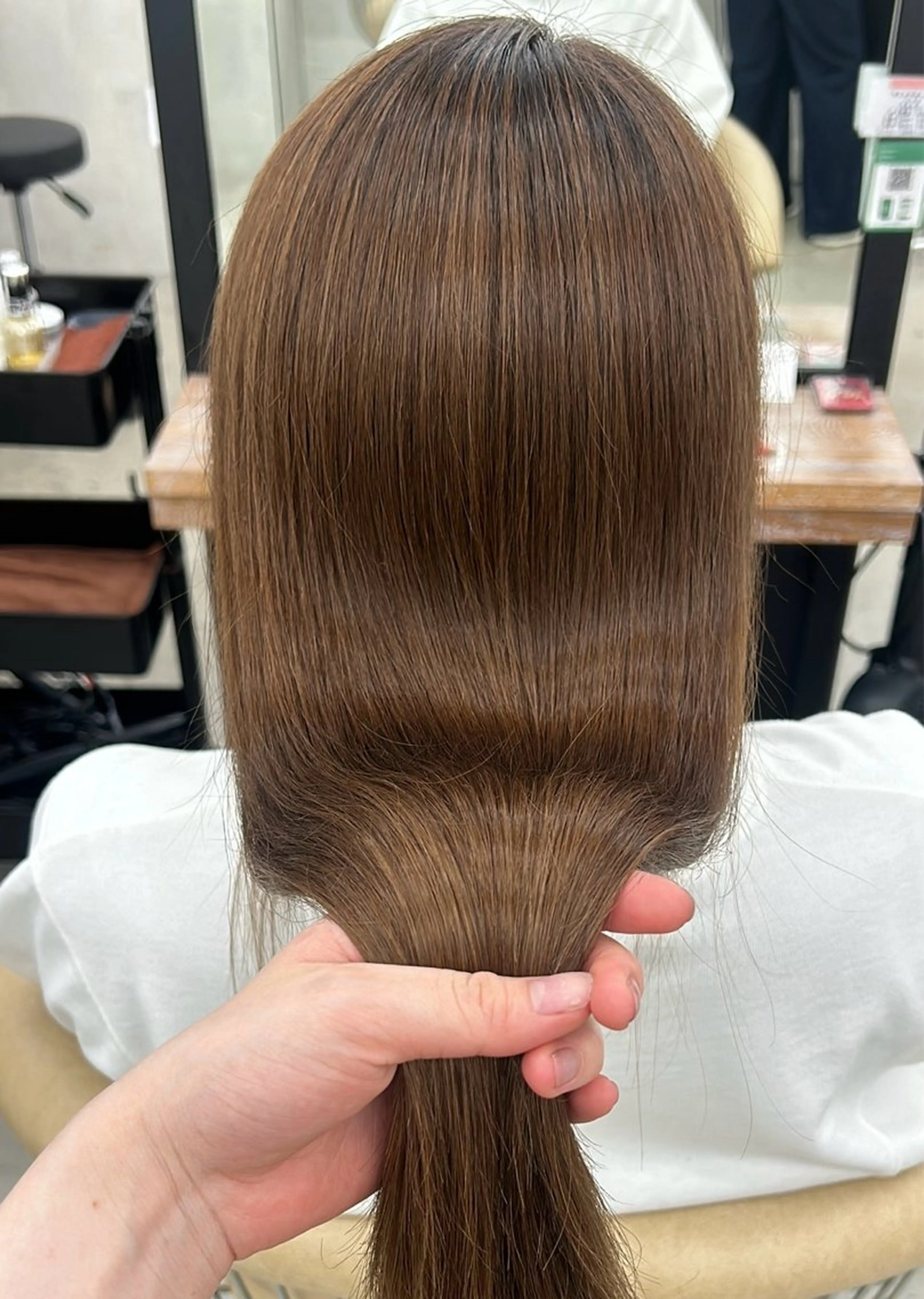 セミロング ボブ/縮毛矯正/艶髪 /さのまなみのヘアスタイル