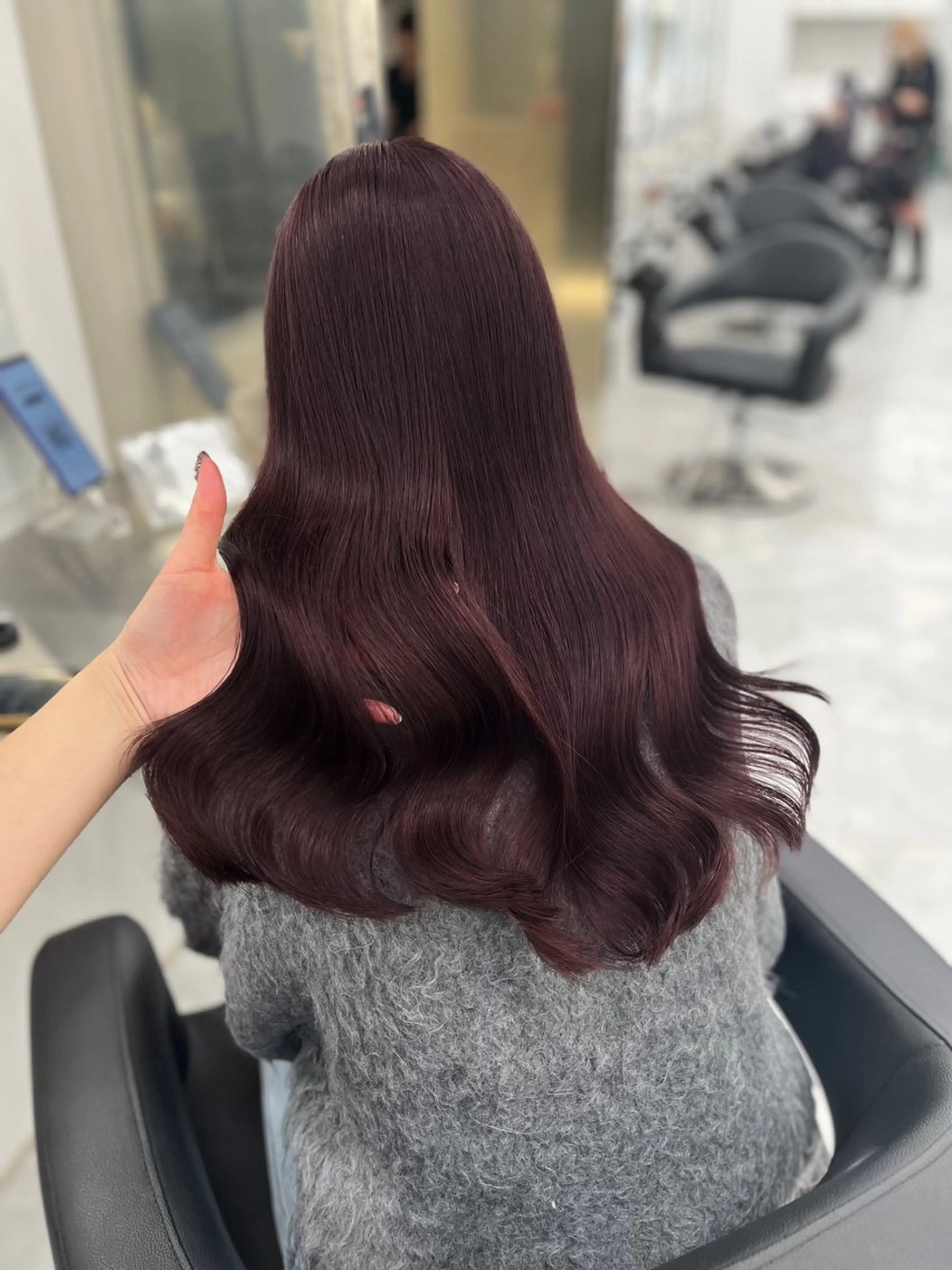 ロング カラー ヘアアレンジ 🫧‪🎀うる艶暖色 🏹Nanako🎀のヘアスタイル