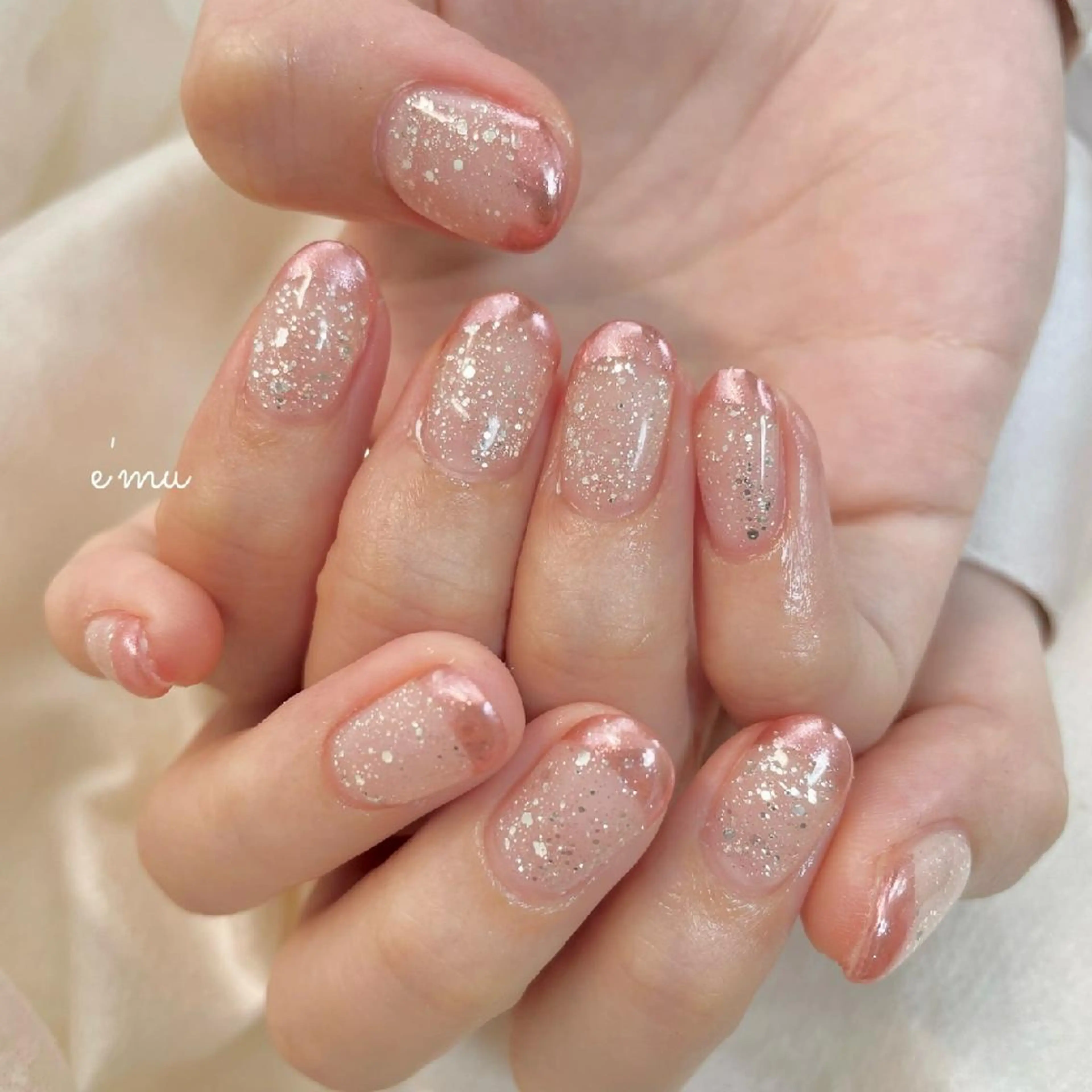 【オフ込み】フレンチネイル🌷の写真