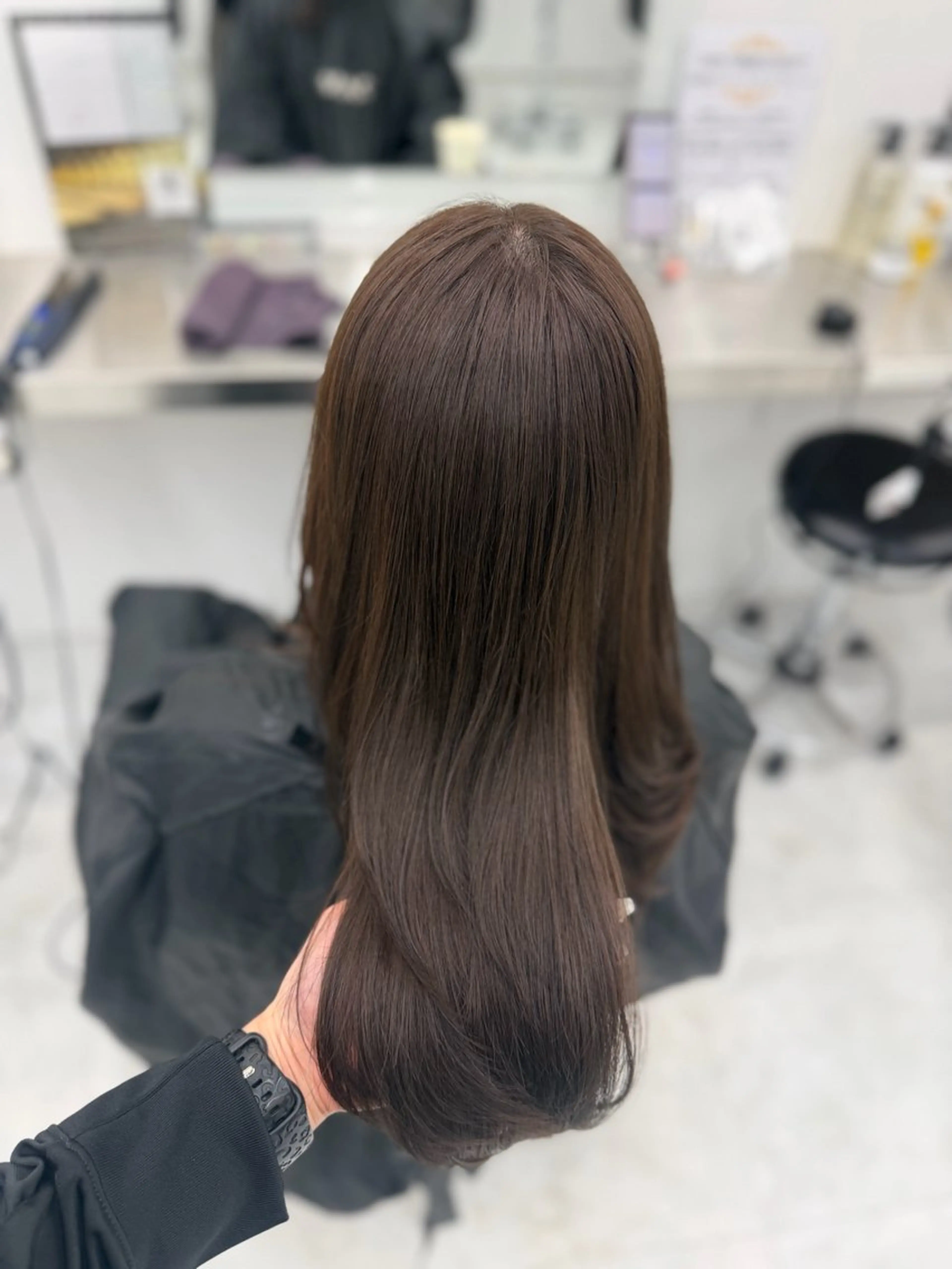 カラー カット ヘアカラー トリートメント 透ける透明感カラー 🎀anju/渋谷のヘアスタイル