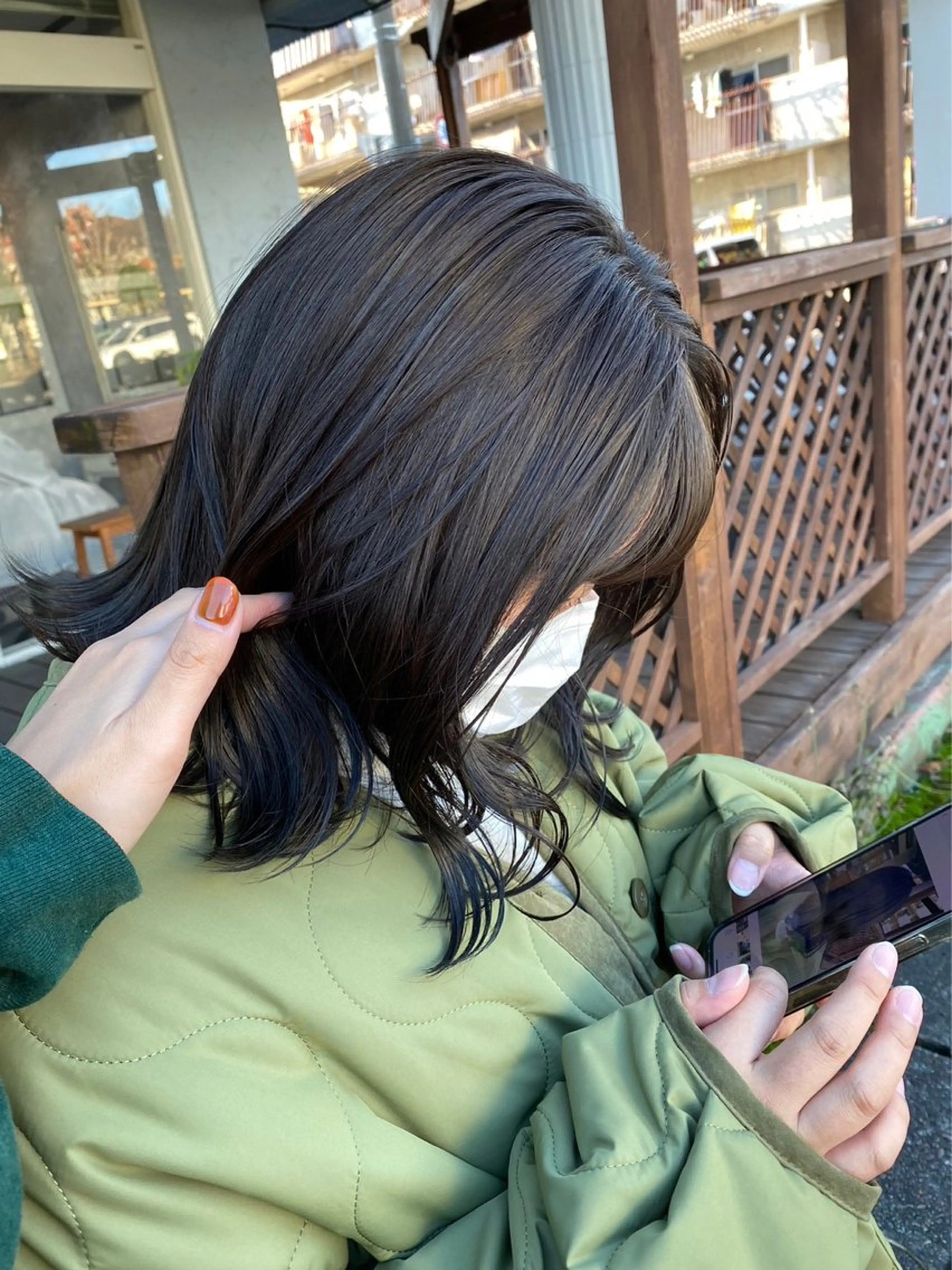ミディアム 石井 大空のヘアスタイル