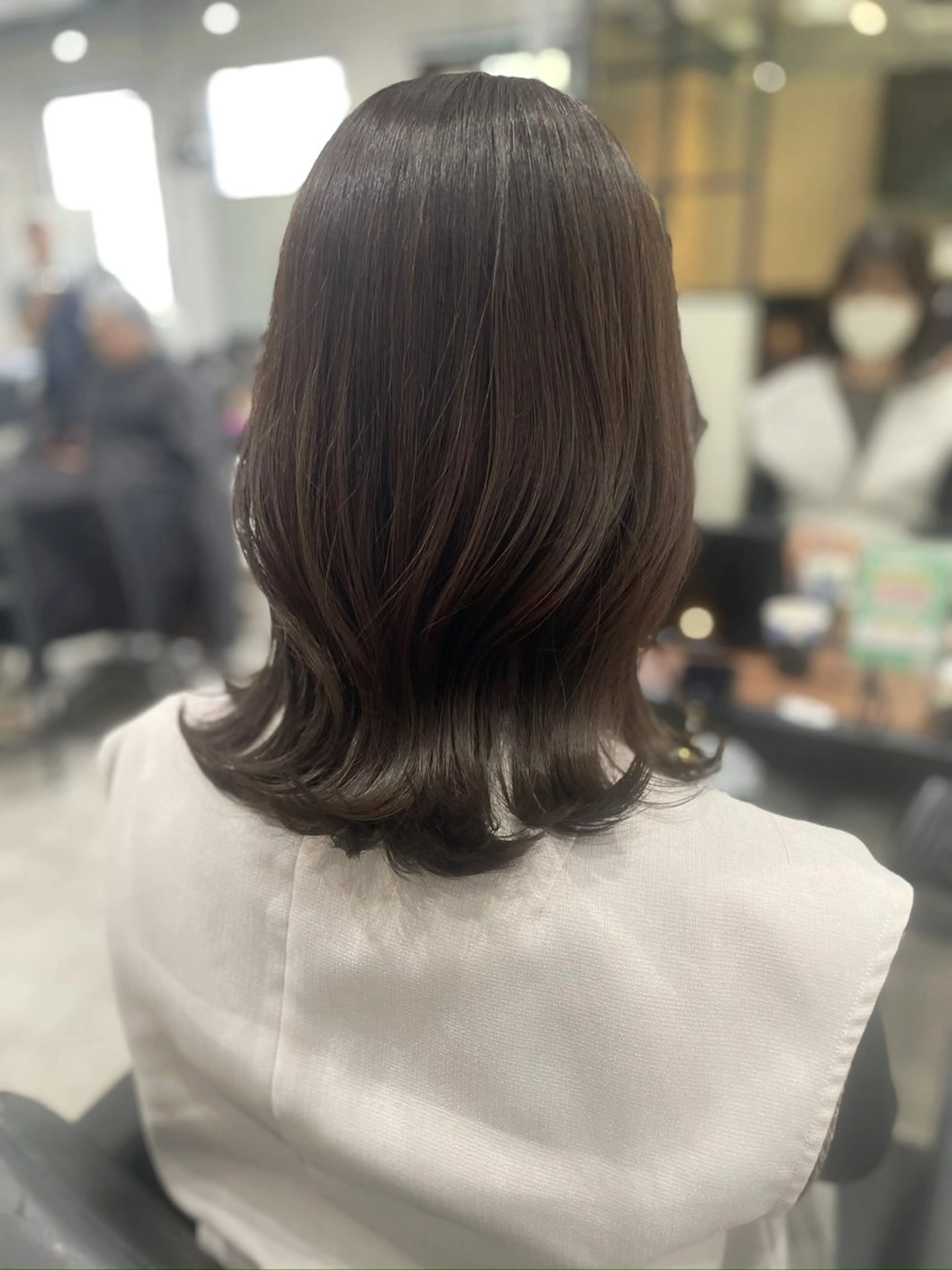 ミディアム カット ヘアカラー 杉野🫧美髪🫧 Zina博多店長のヘアスタイル