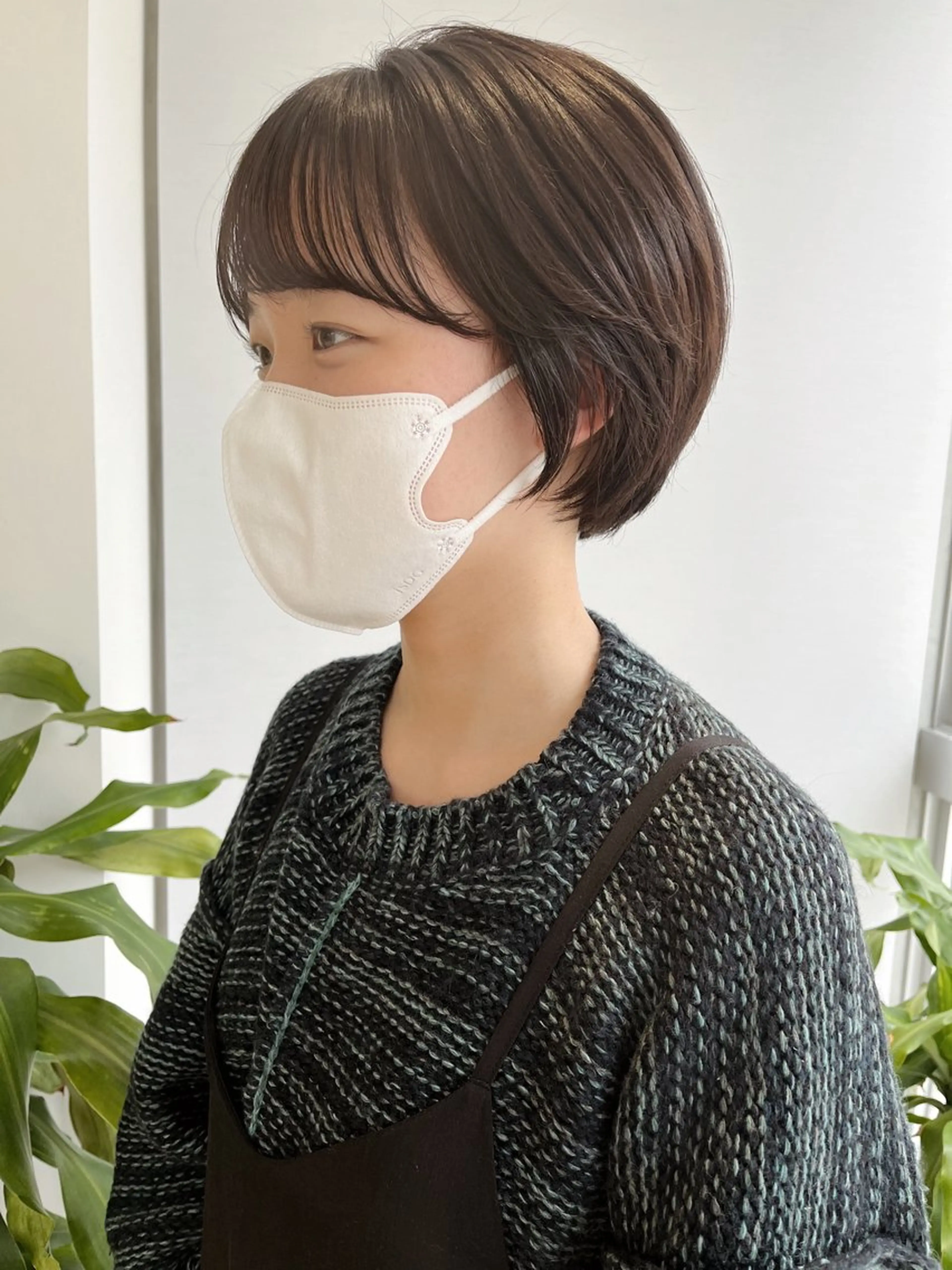 ショート 🫒🫒ブリーチなし 艶カラー🫒ヤマシロのヘアスタイル