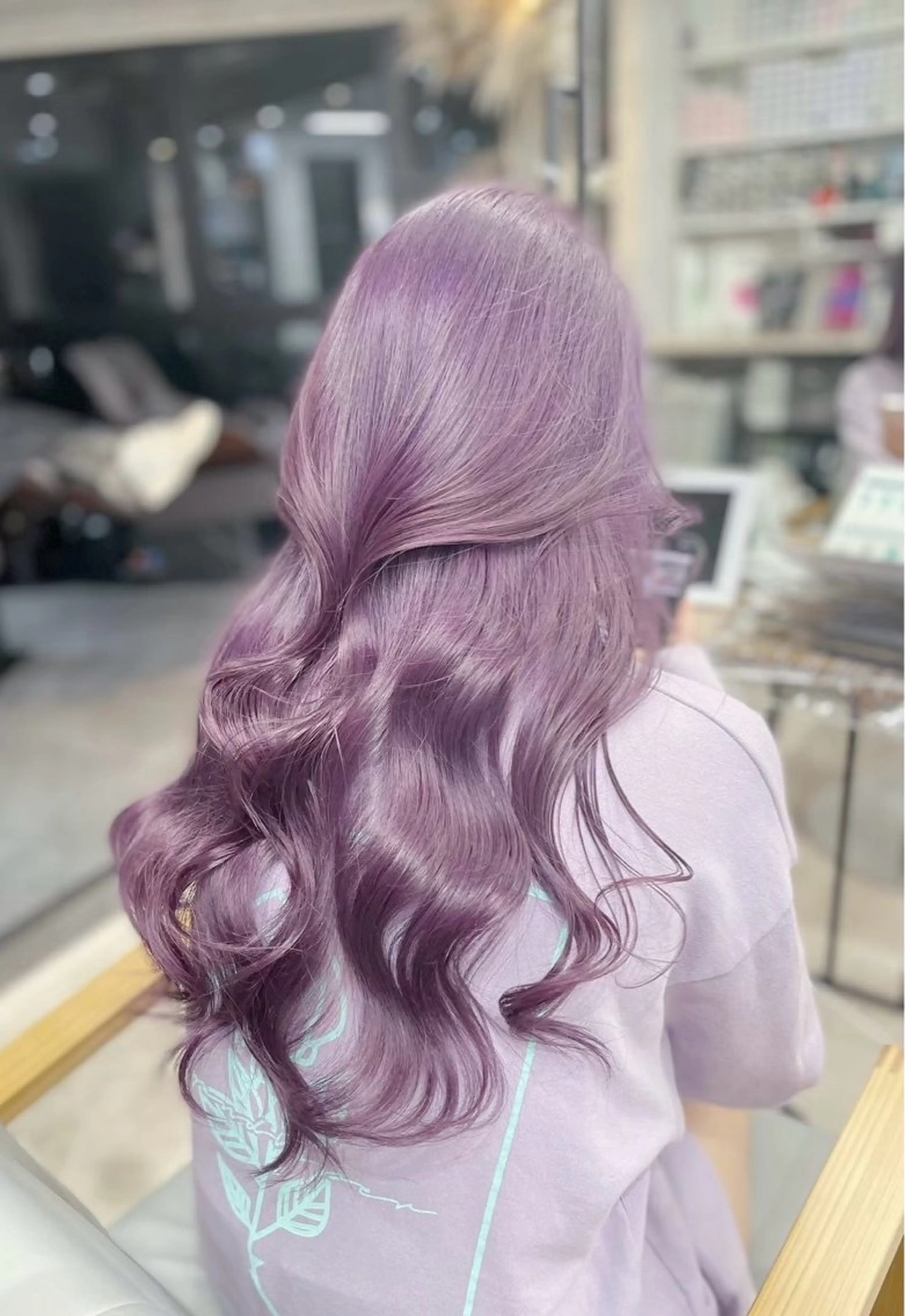 ロング カラー ヘアカラー トリートメント ケアブリーチ/透明感 カラー🤍YURIAのヘアスタイル