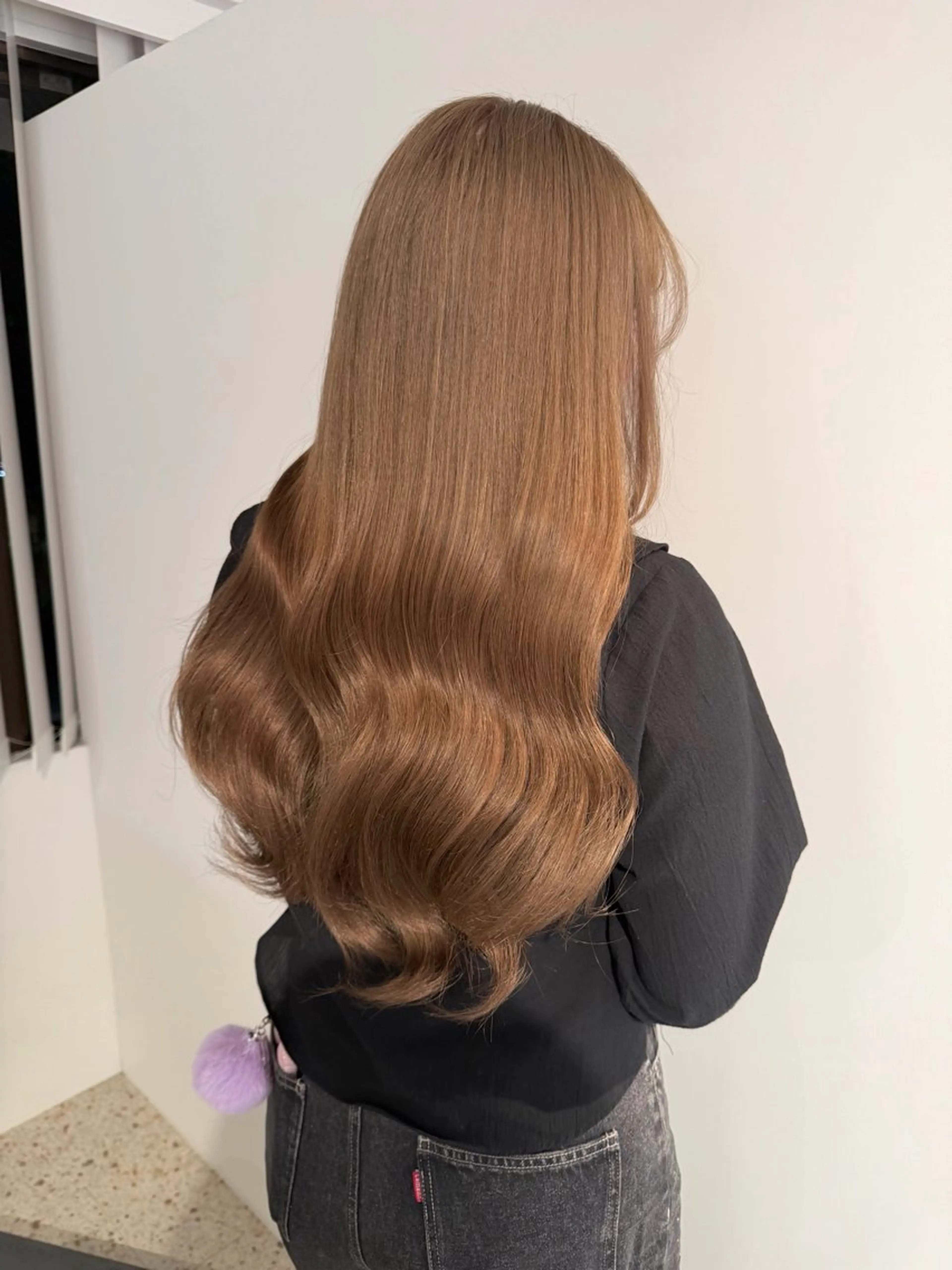 ロング カラー ヘアカラー knock な お 烏丸御池のヘアスタイル