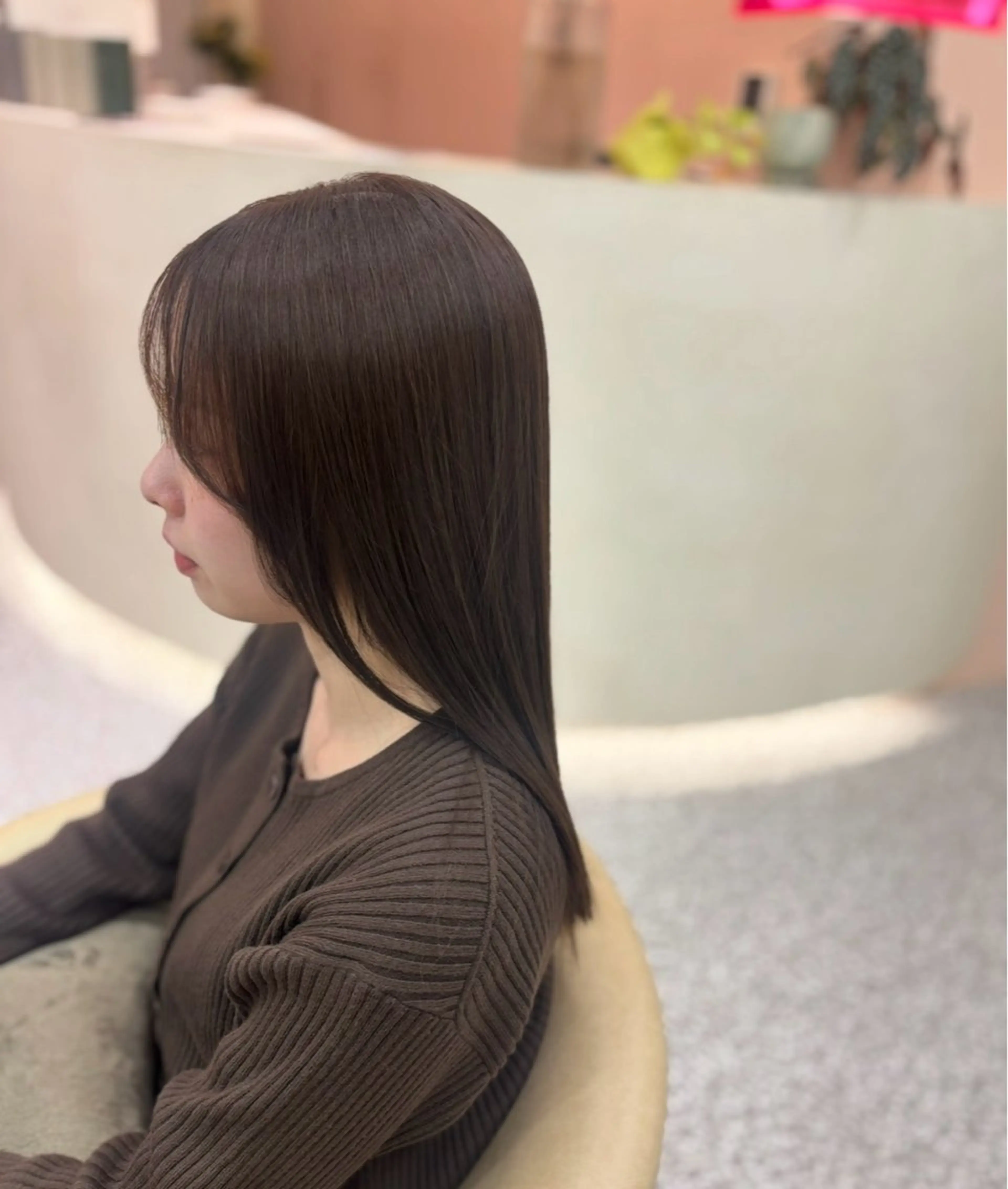 カラー 赤み消しカラー🫧 脱白髪染め🎀ヒナのヘアスタイル