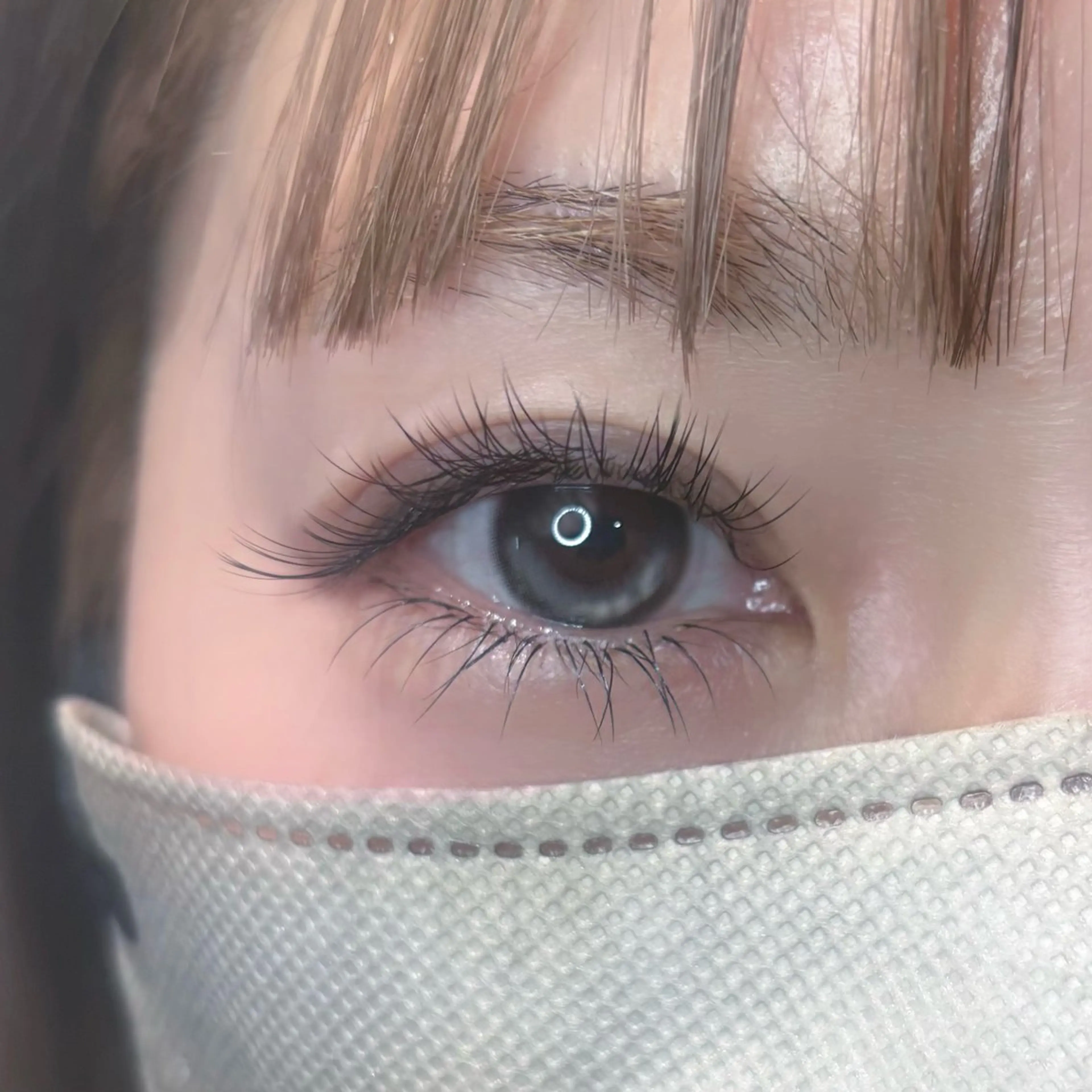 🪽フラットラッシュ100本【オフ込、アイシャンプー付】の写真