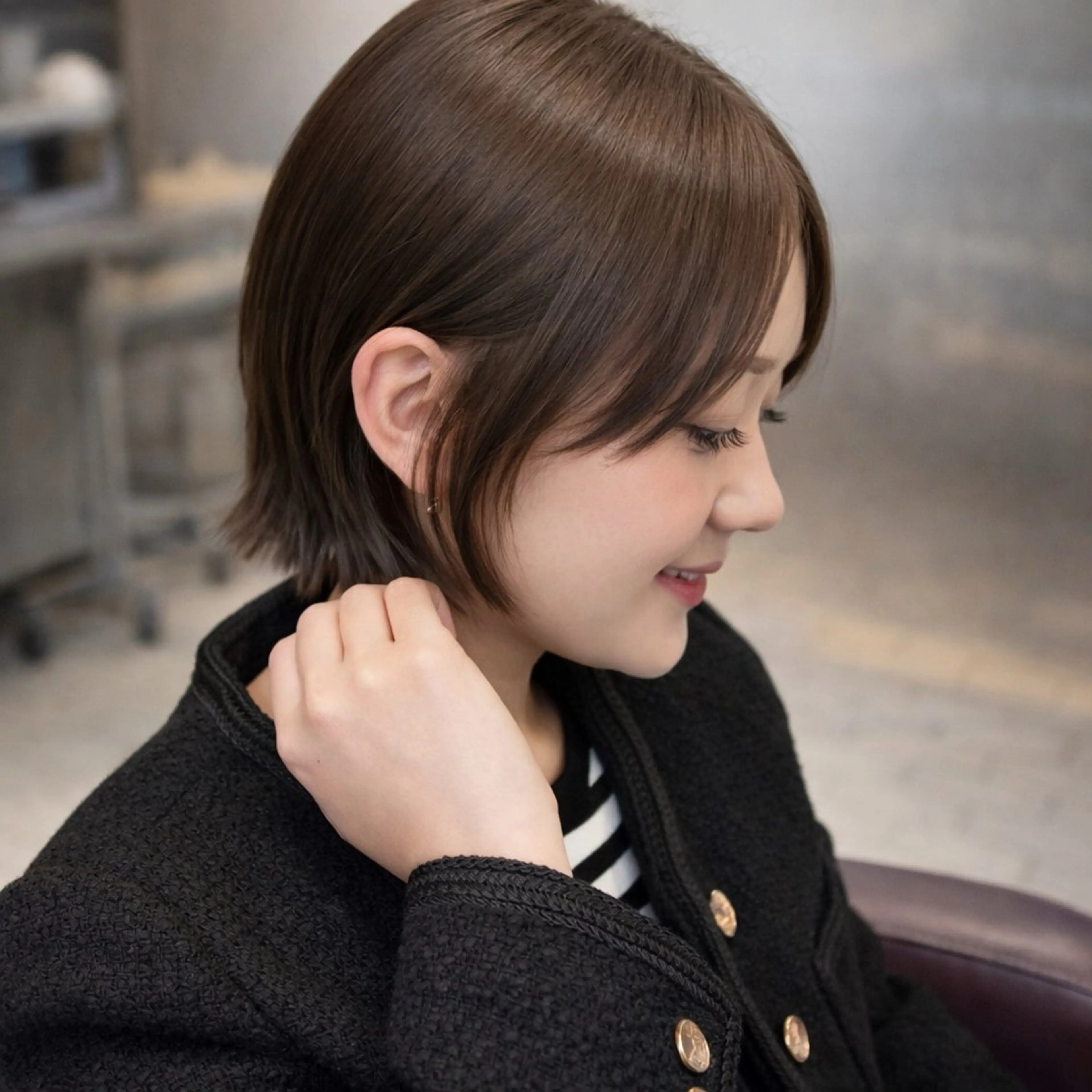 カラー ベージュカラー ブリーチ 透明感カラー ブリーチなしカラー カット ヘアカラー Yoshida neiroのヘアスタイル