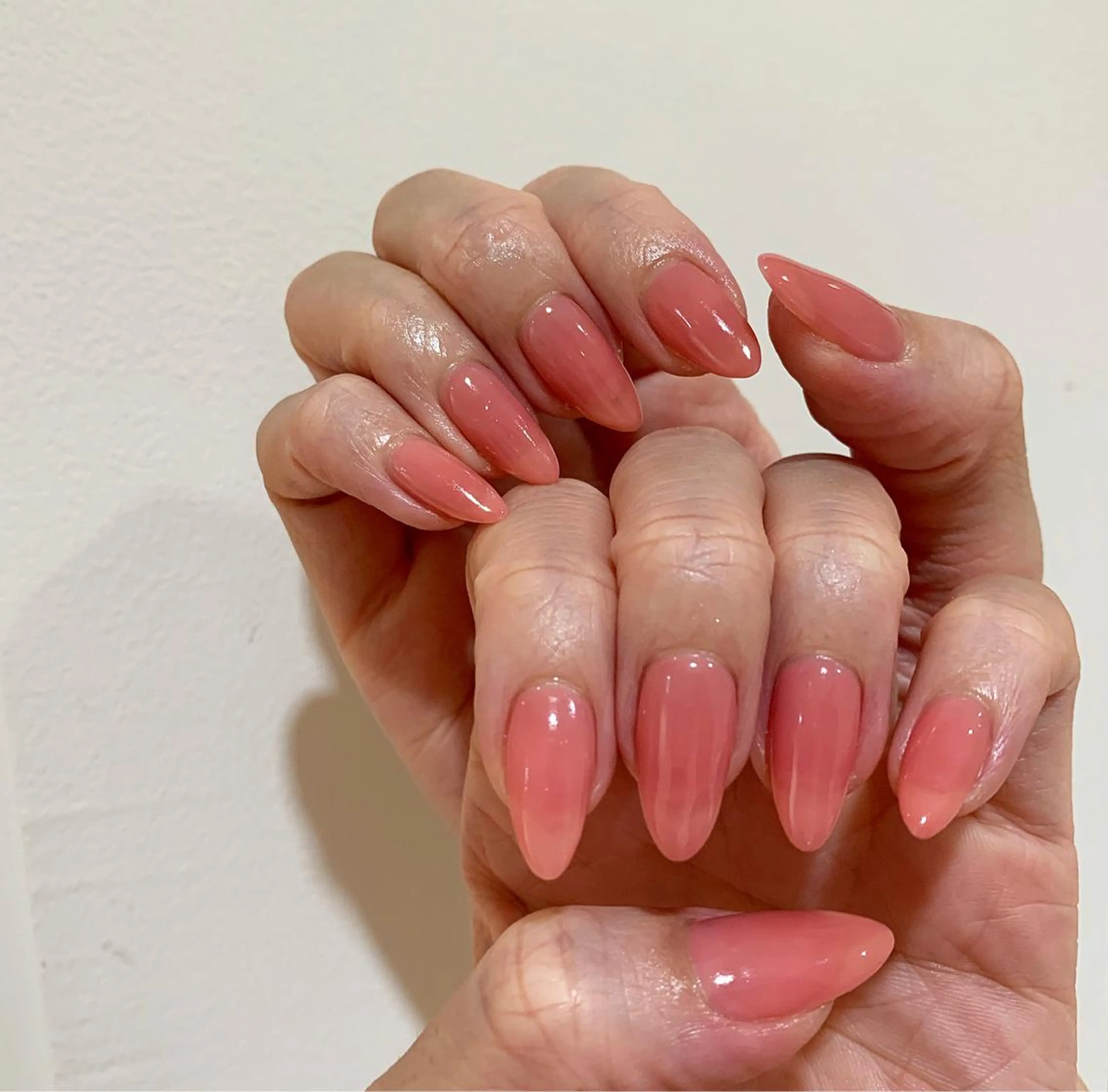 ネイル 桜ネイル ピンク ハンドネイル 佐藤 穂乃香のネイルデザイン