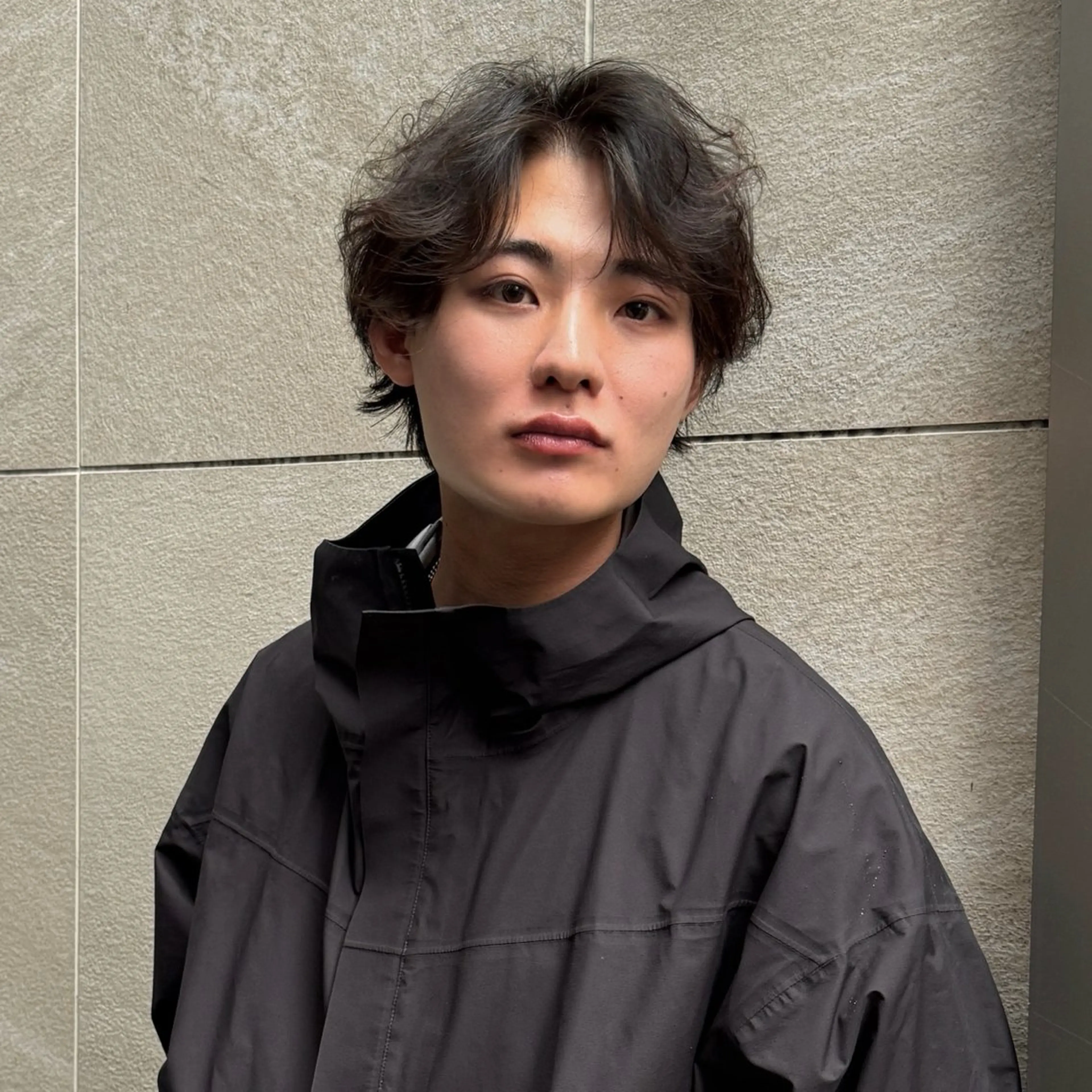 ミディアム カット メンズミディアム☁️ ✨ナチュラル/下村迅のヘアスタイル