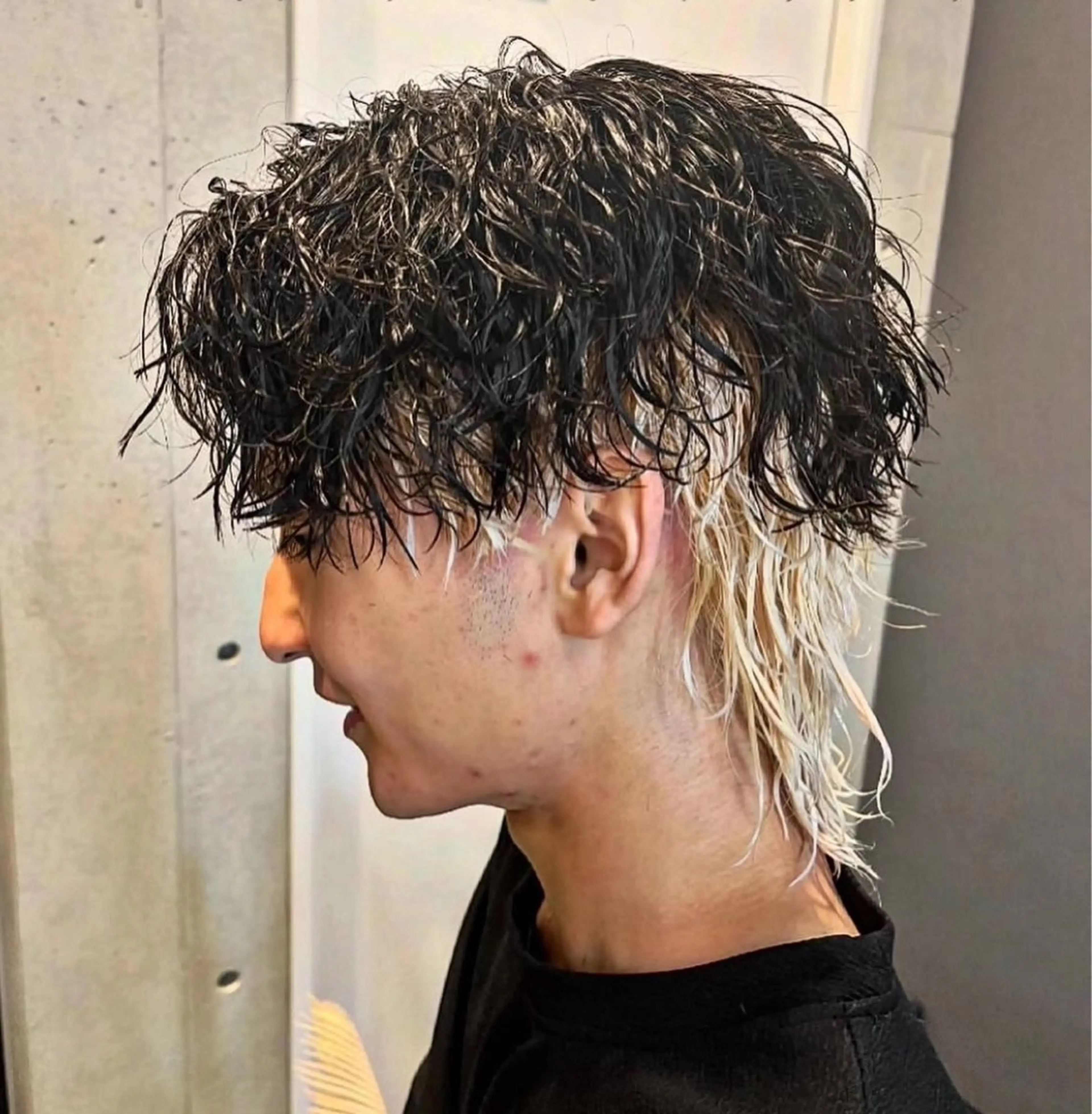 【Men's】デザインカット＋各種パーマ＋ブリーチWカラーの写真