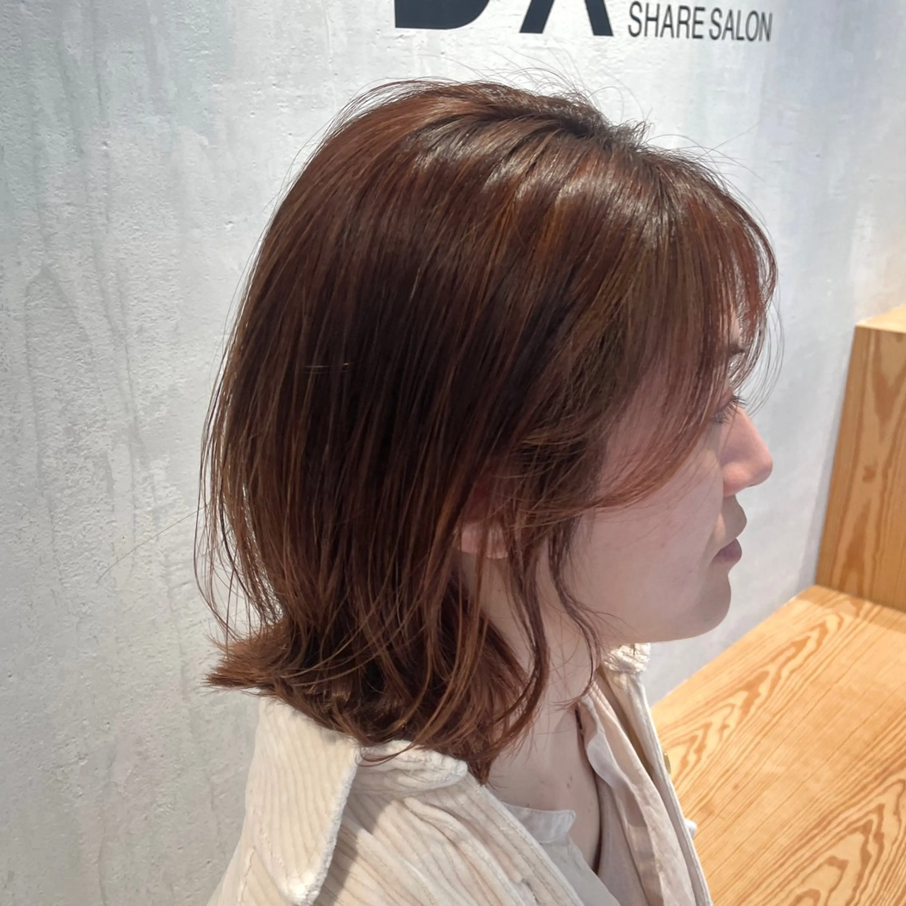 ミディアム カラー 透明感カラー ハイライトカラー ハイライト ヘアカラー matka白髪ぼかし 大人ヘア/KEIKOのヘアスタイル