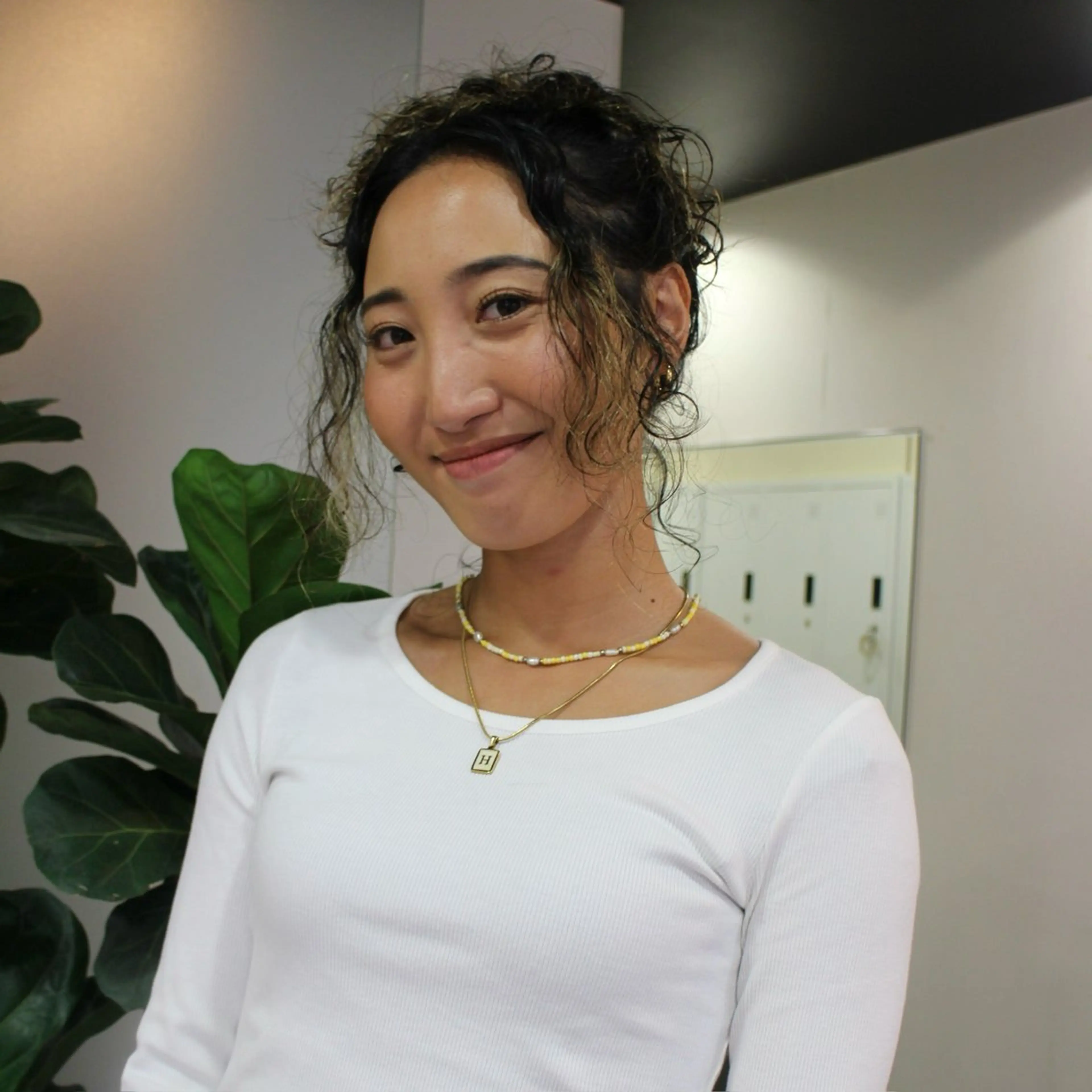 ロング パーマ ハイライト ロング カーリーパーマ/ 透明ｶﾗｰ/MIKUのヘアスタイル