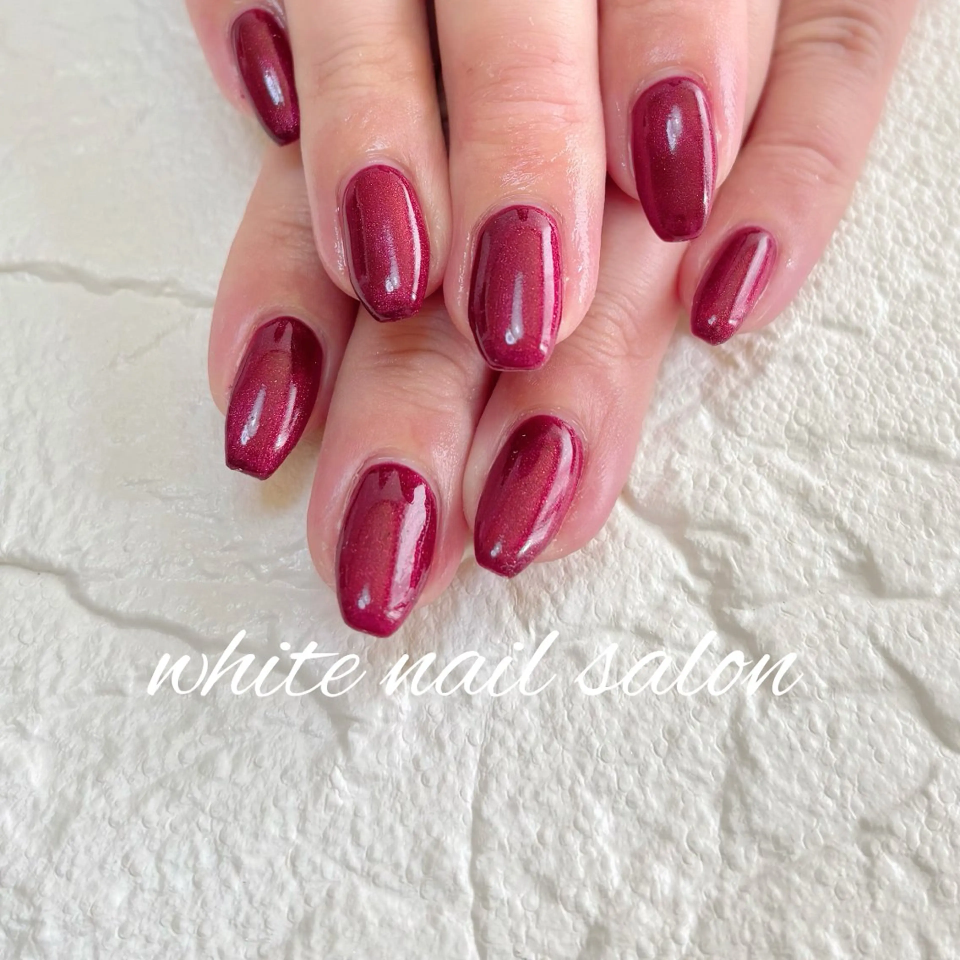 ネイル フットネイル シンプルネイル white nail salonのネイルデザイン