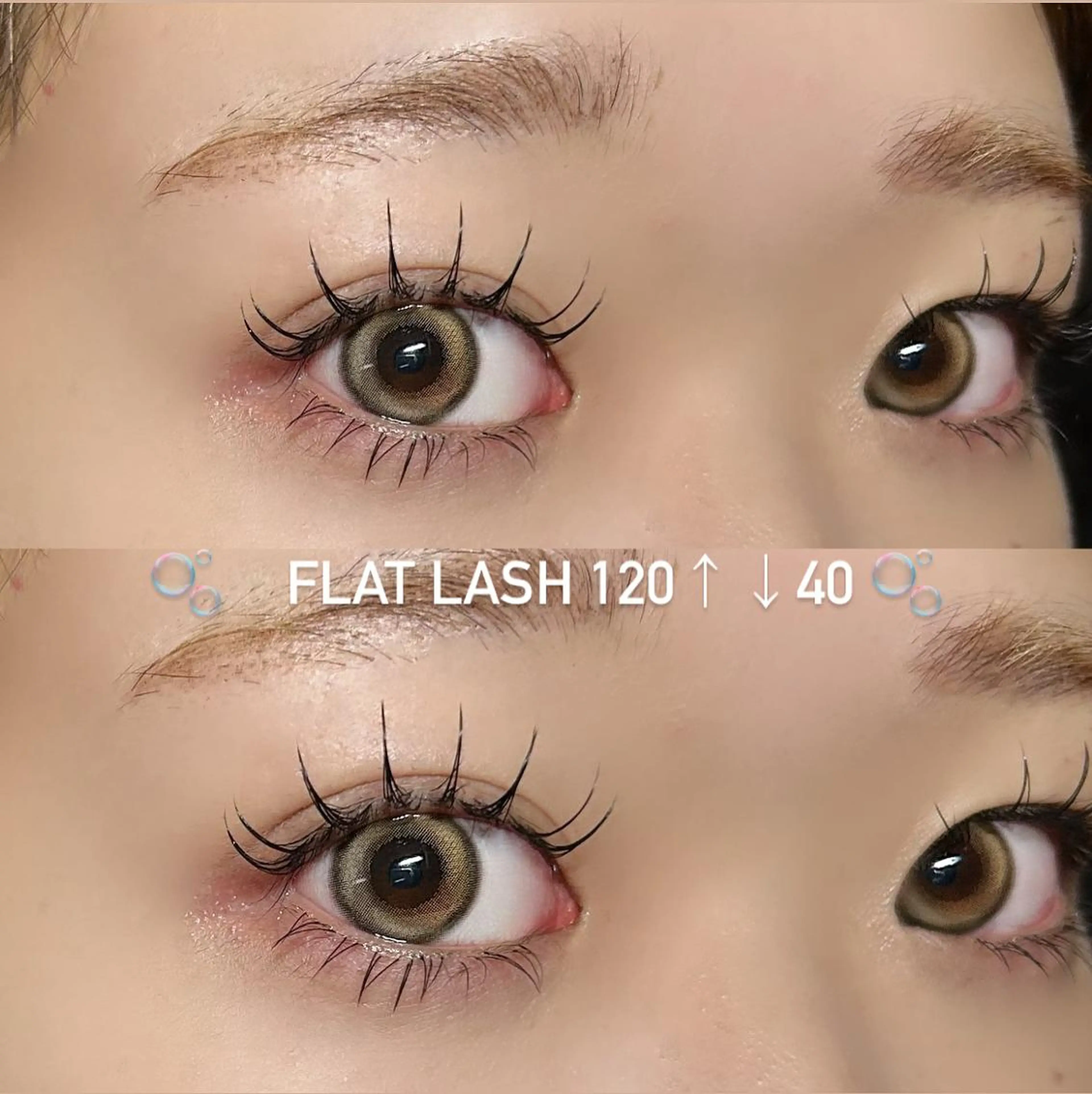 ナチュラルにしたい方🎀フラットラッシュ120本🎀の写真