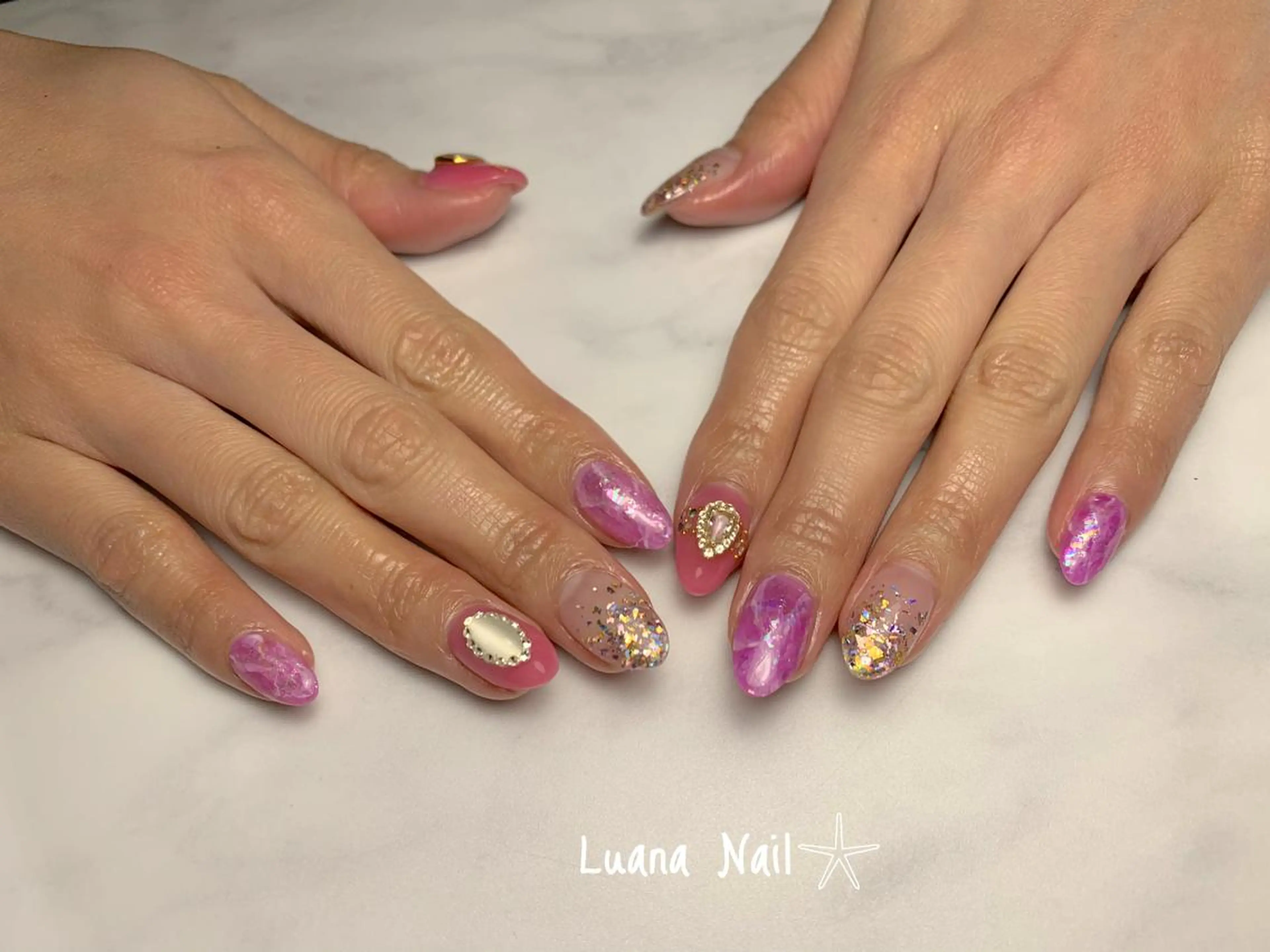 ネイル ハンドネイル BeauJu by Luana Nailのネイルデザイン