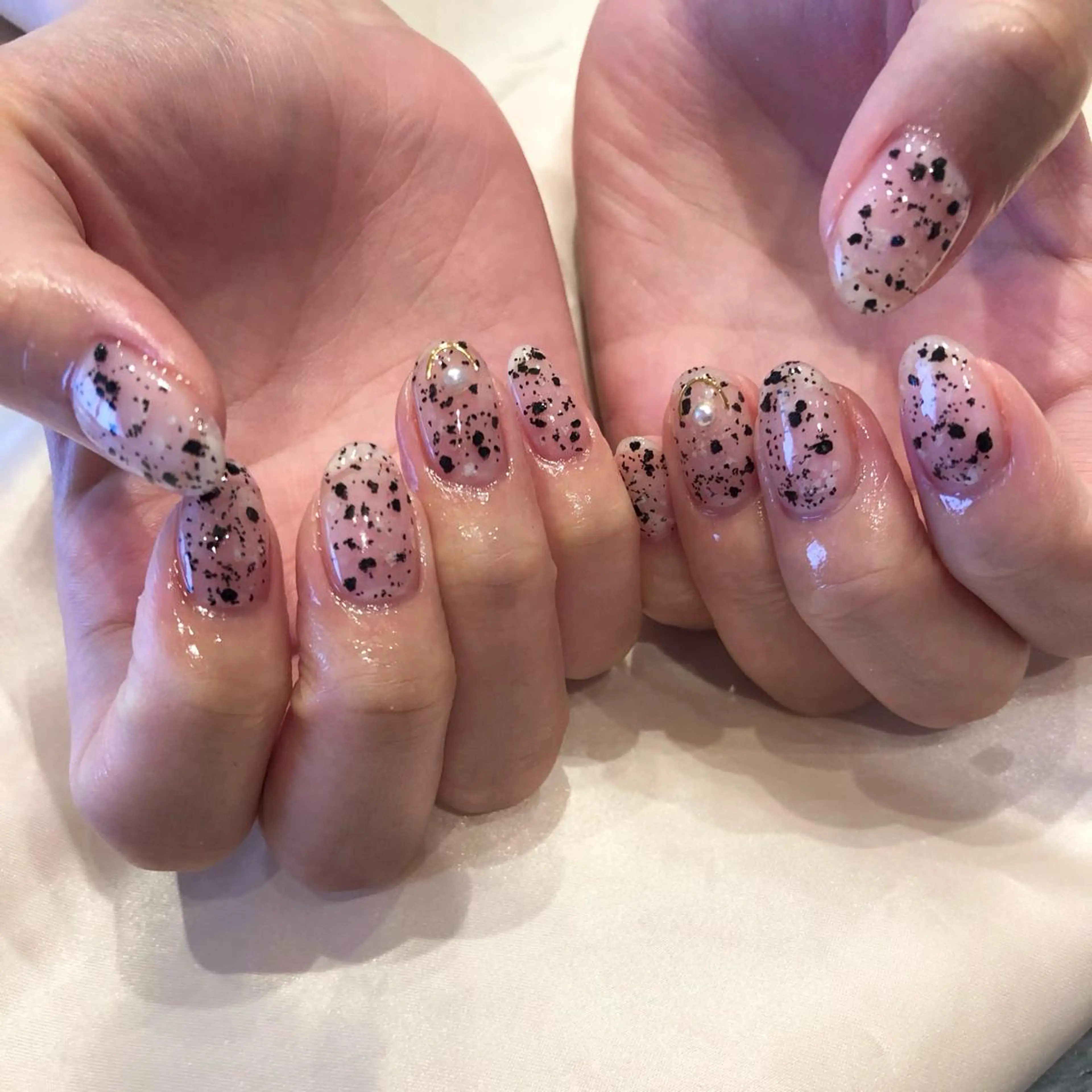 ネイル パラあり！フィルイン 美フォルムのネイルデザイン