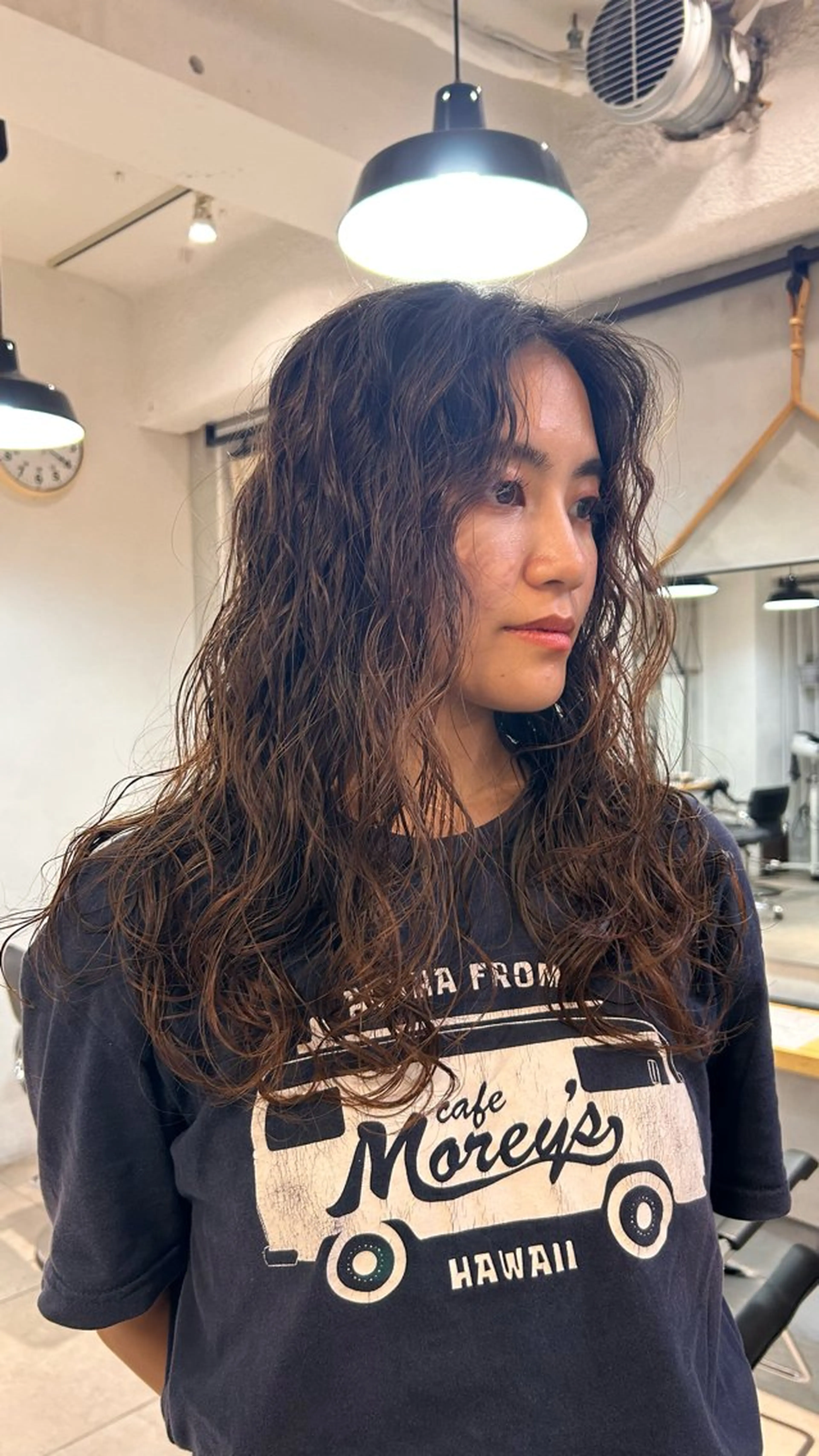 パーマ カット パーマ じゅわっと暖色カラー 🍊Moemiのヘアスタイル