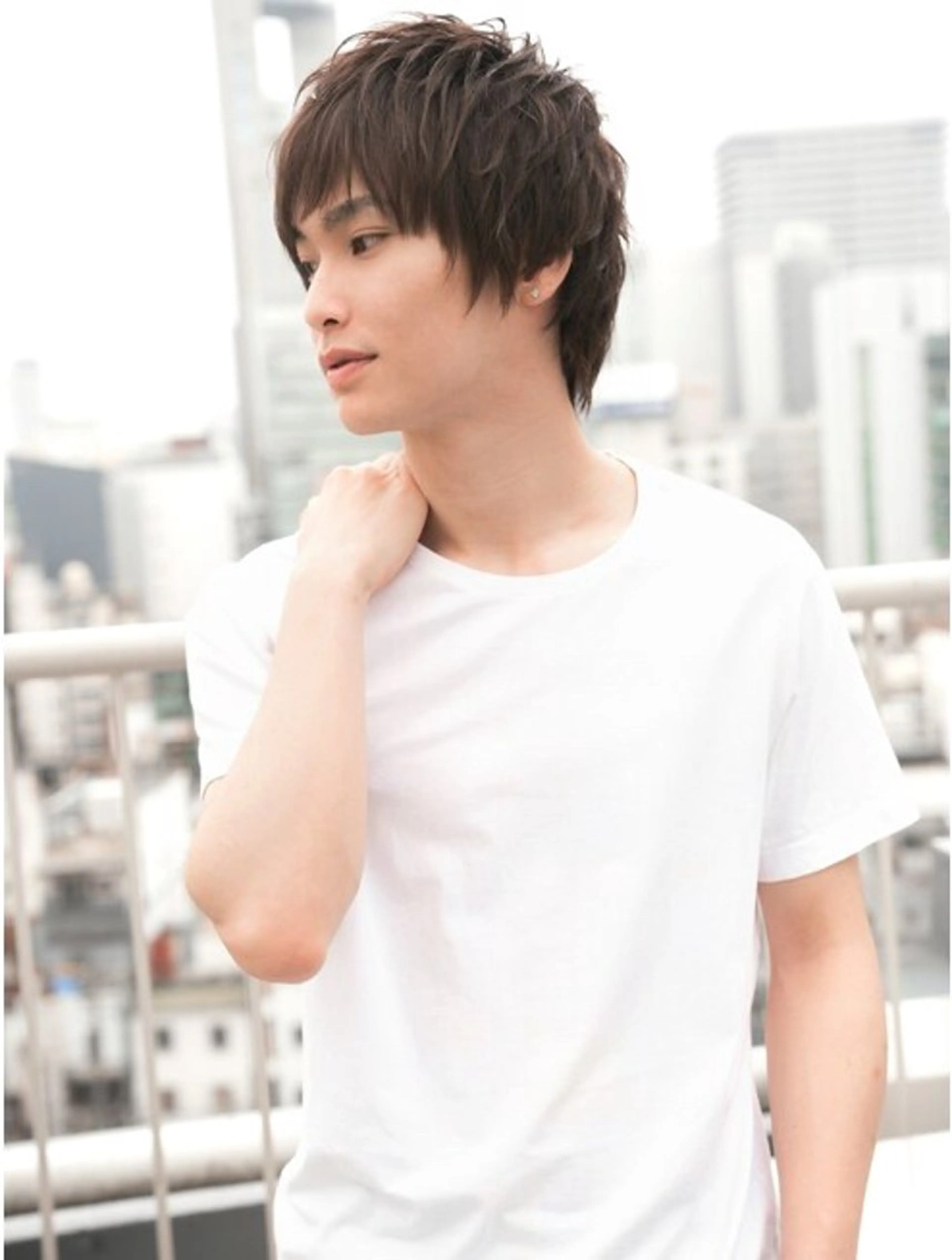 ショート メンズ カット ヘアセット ✨傷ませないカラー✨ Ryuのヘアスタイル