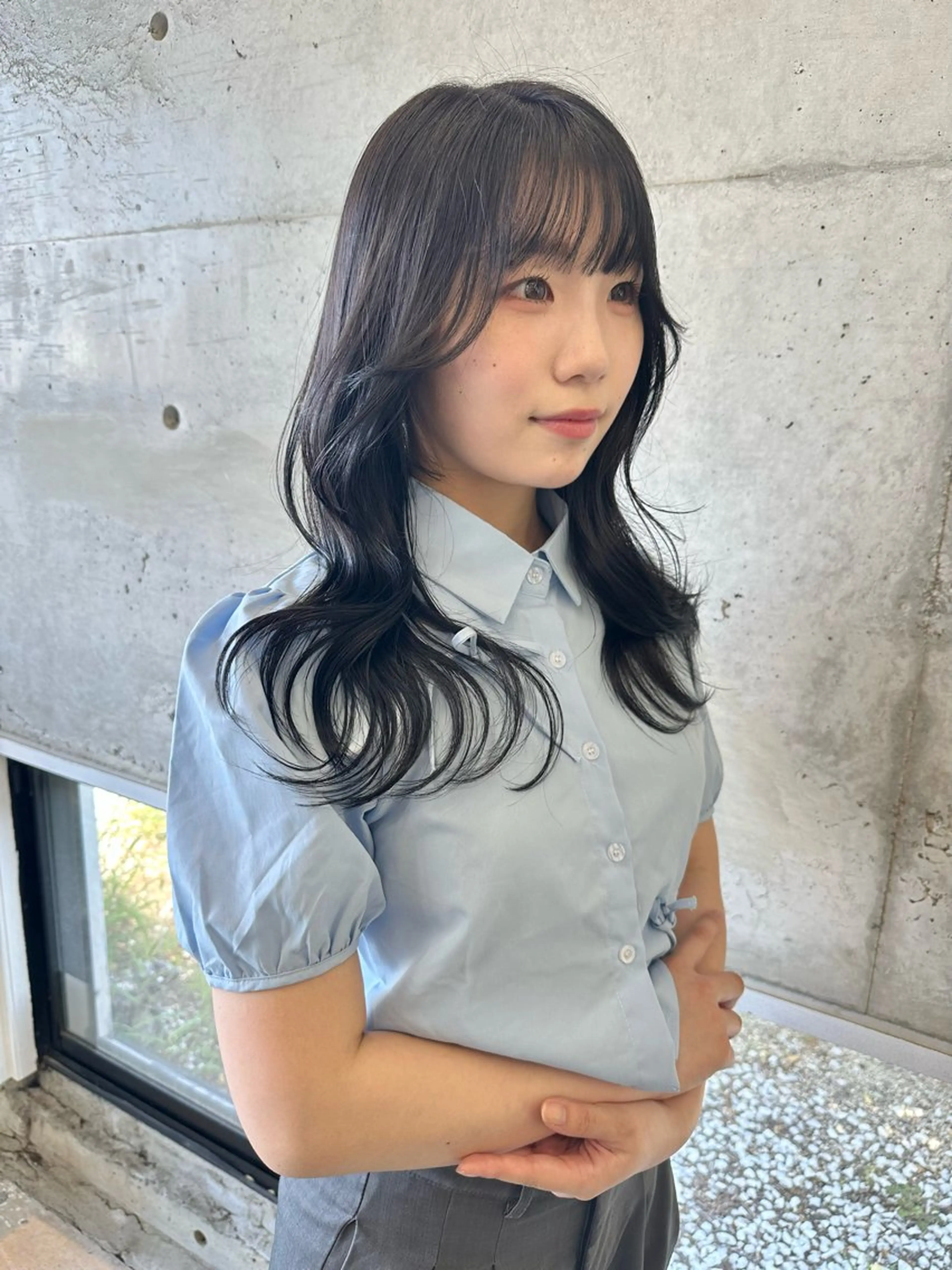 ロング カラー カット 🩵LOMARLIE 倉敷KARIN🩵のヘアスタイル